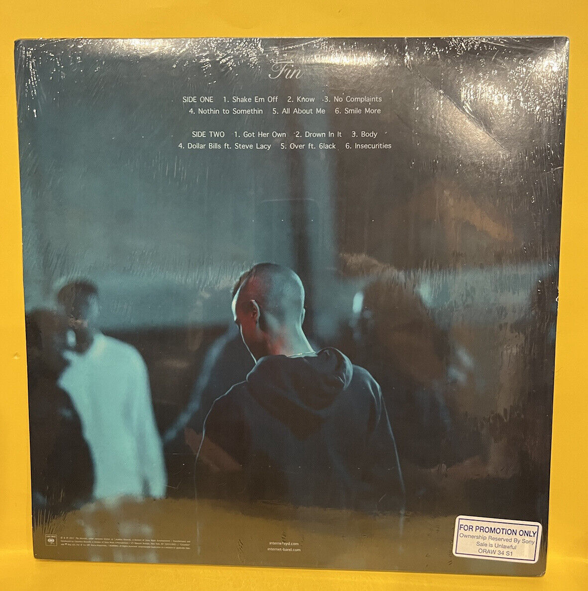 Rare Sealed Vinyl Record LP SYD Fin Promo 2017 Rare Sealed Vinyl Record LP SYD Fin Promo 2017