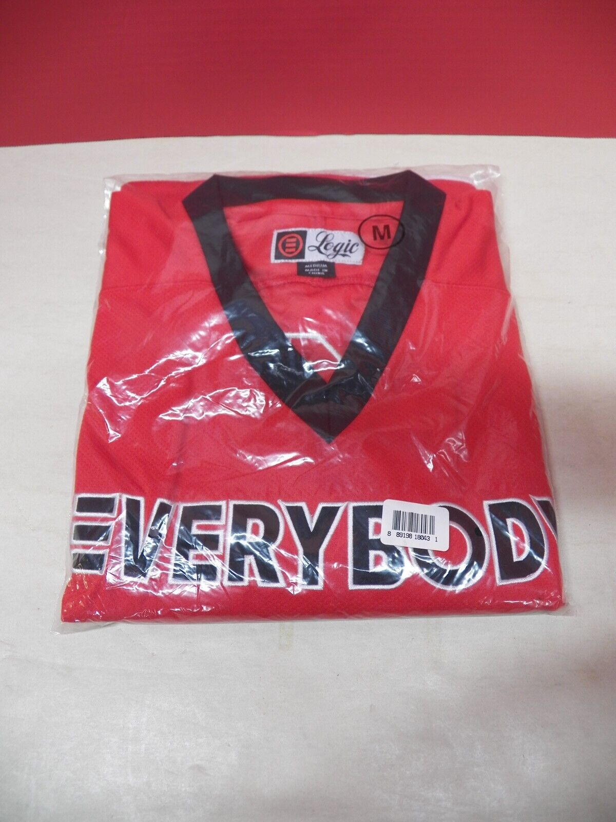 Logic Everybody Red Hockey Jersey Tour Merch - Size Medium Logic Everybody Red Hockey Jersey Tour Merch - Size Medium