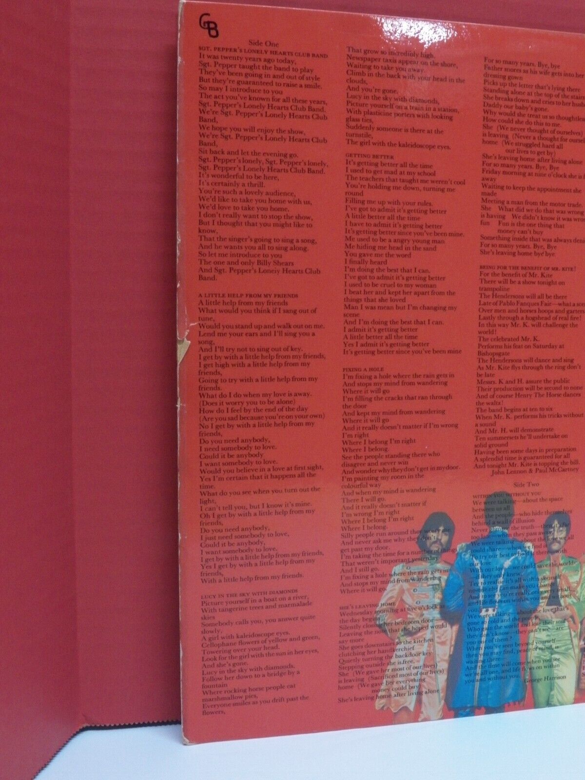 12" LP EX Beatles Sgt Peppers Lonely Hearts Club Band 1982 Parlophone UK Reissue 12" LP EX Beatles Sgt Peppers Lonely Hearts Club Band 1982 Parlophone UK Reissue