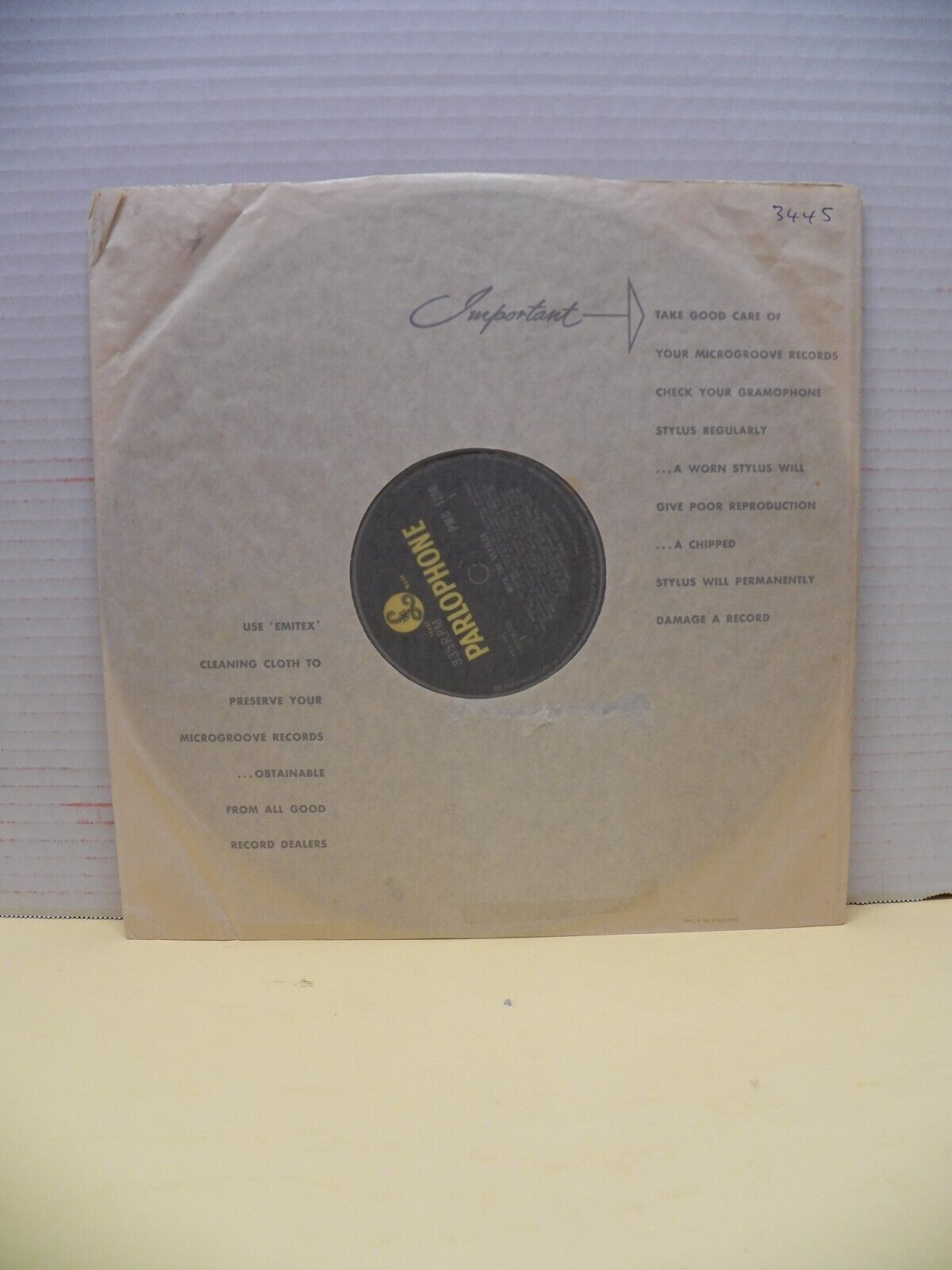 12" LP VG+ The Beatles With The Beatles 1963 Mono UK Import Dominion KT G&L Cove 12" LP VG+ The Beatles With The Beatles 1963 Mono UK Import Dominion KT G&L Cove