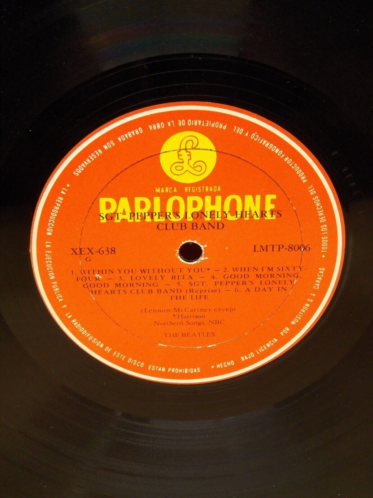 12" LP VG+ The Beatles Sgt. Pepper's Lonely Hearts Club Band 1967 Import Stereo 12" LP VG+ The Beatles Sgt. Pepper's Lonely Hearts Club Band 1967 Import Stereo
