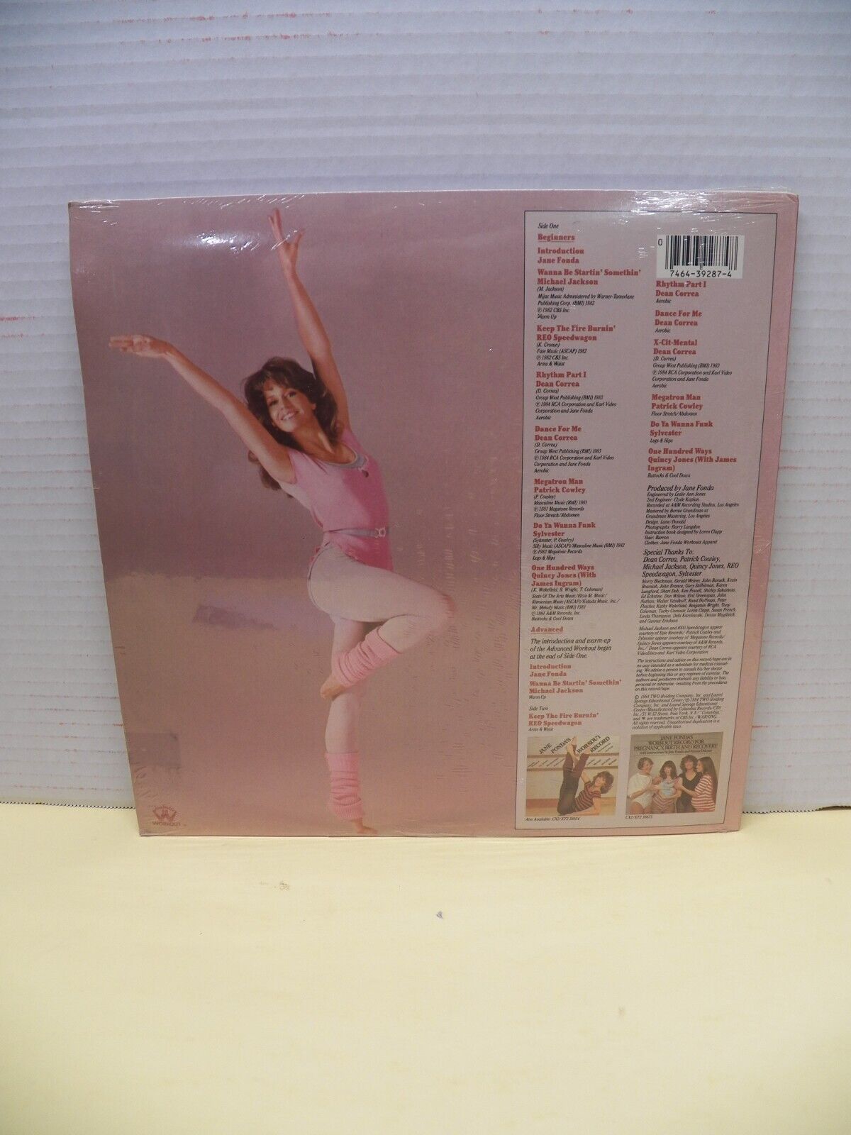 Sealed Cassette New & Improved-Jane Fonda's Workout Tape 1984 Columbia Sealed Cassette New & Improved-Jane Fonda's Workout Tape 1984 Columbia