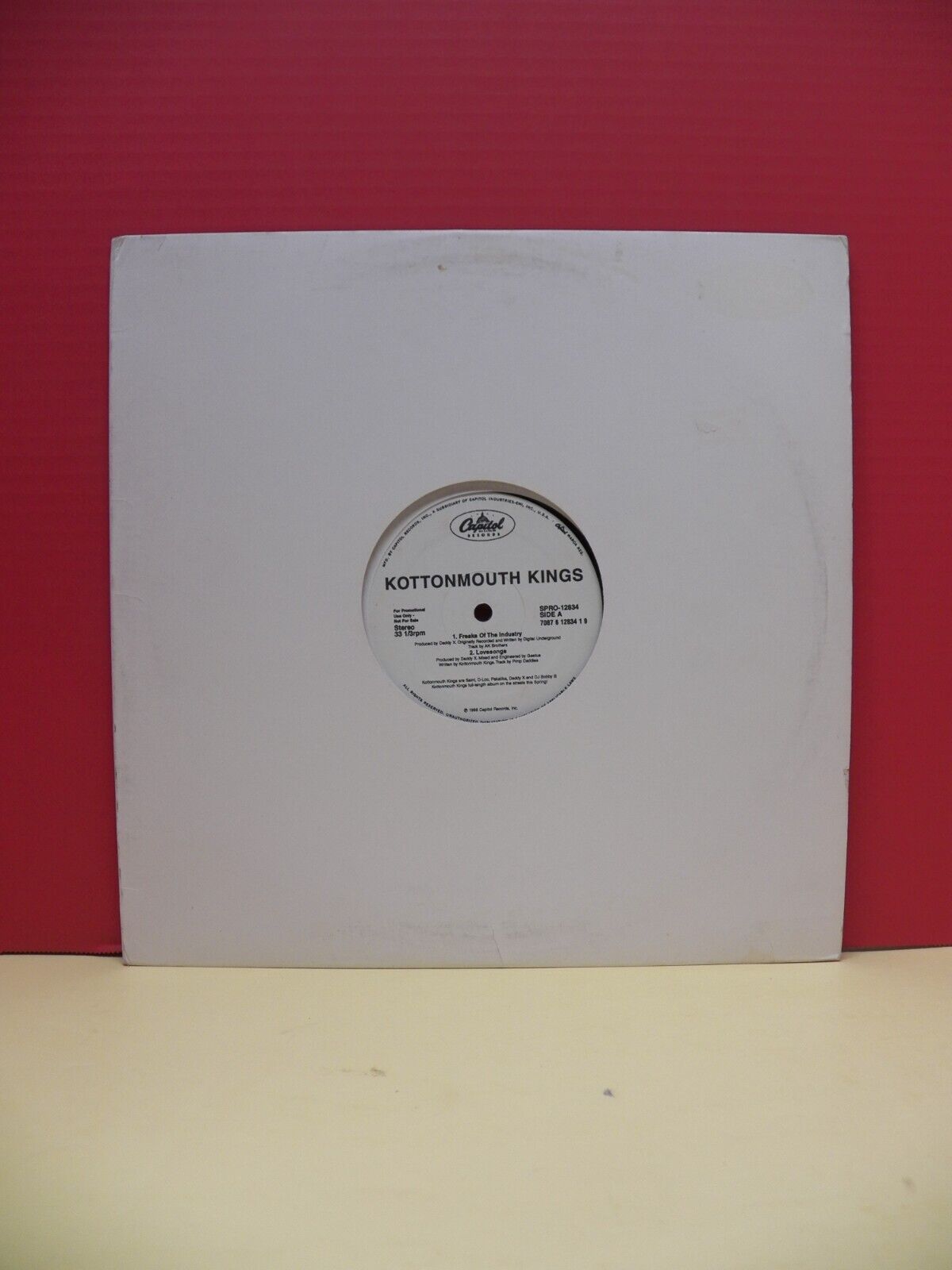 12" EP VG++/EX Kottonmouth Kings Stoners Reeking Havoc 1998 Capitol Promo 12" EP VG++/EX Kottonmouth Kings Stoners Reeking Havoc 1998 Capitol Promo