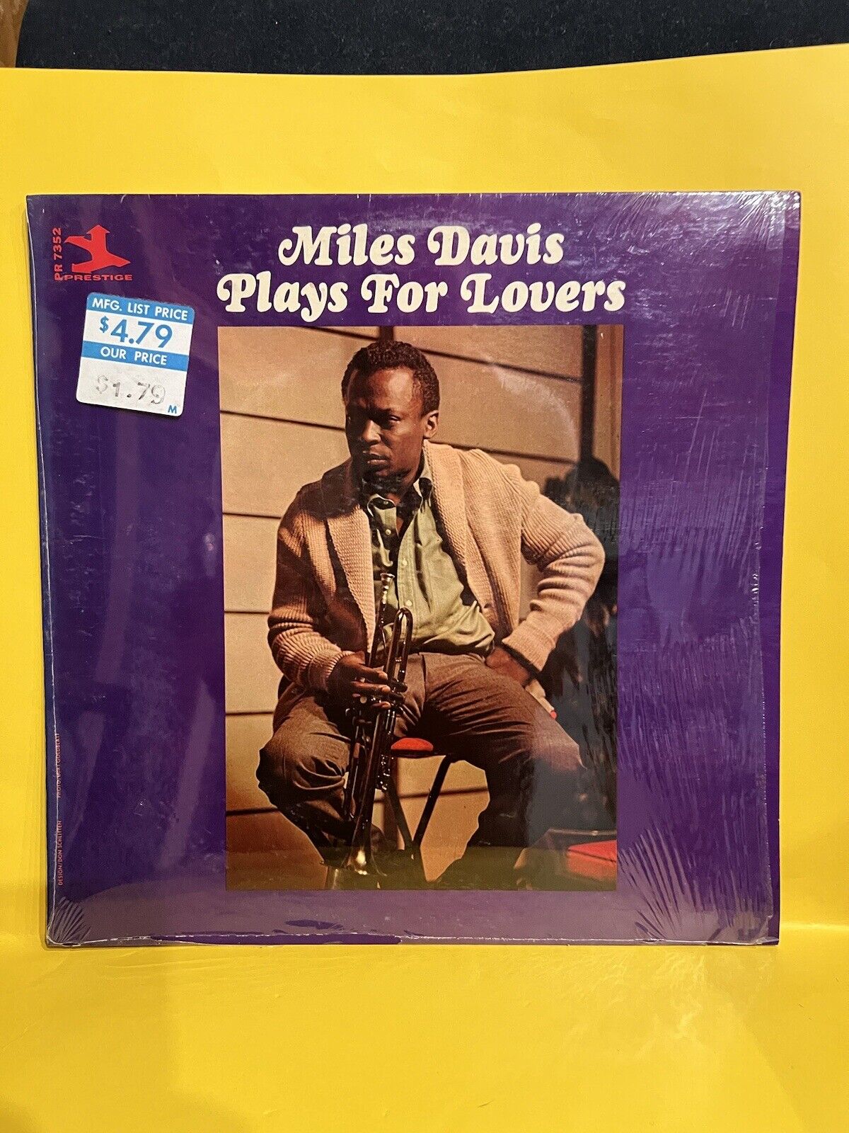 VG ++ In Shrink Vinyl Record LP Miles Davis Plays For Lovers Mono PR7352 1965 VG ++ In Shrink Vinyl Record LP Miles Davis Plays For Lovers Mono PR7352 1965