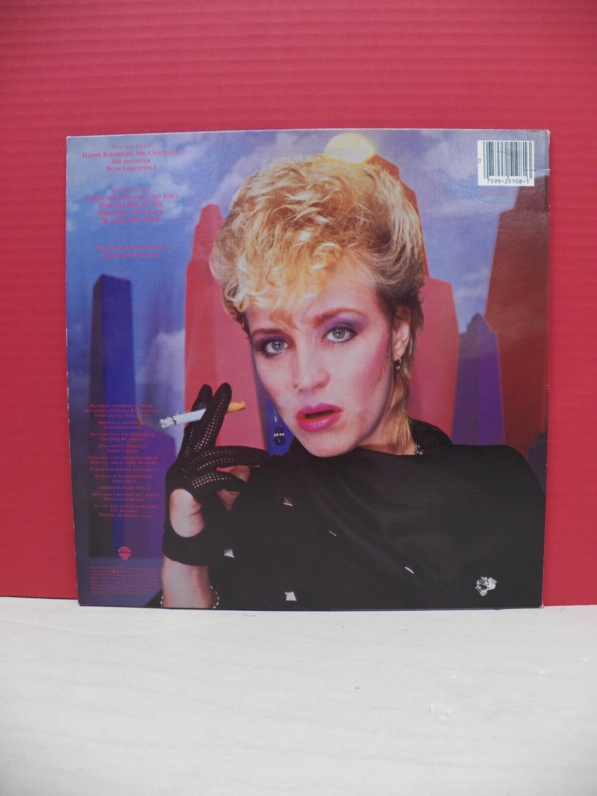 12" LP EX Apollonia 6 Apollonia 6 1984 Warner Bros. 9 25108-1 12" LP EX Apollonia 6 Apollonia 6 1984 Warner Bros. 9 25108-1