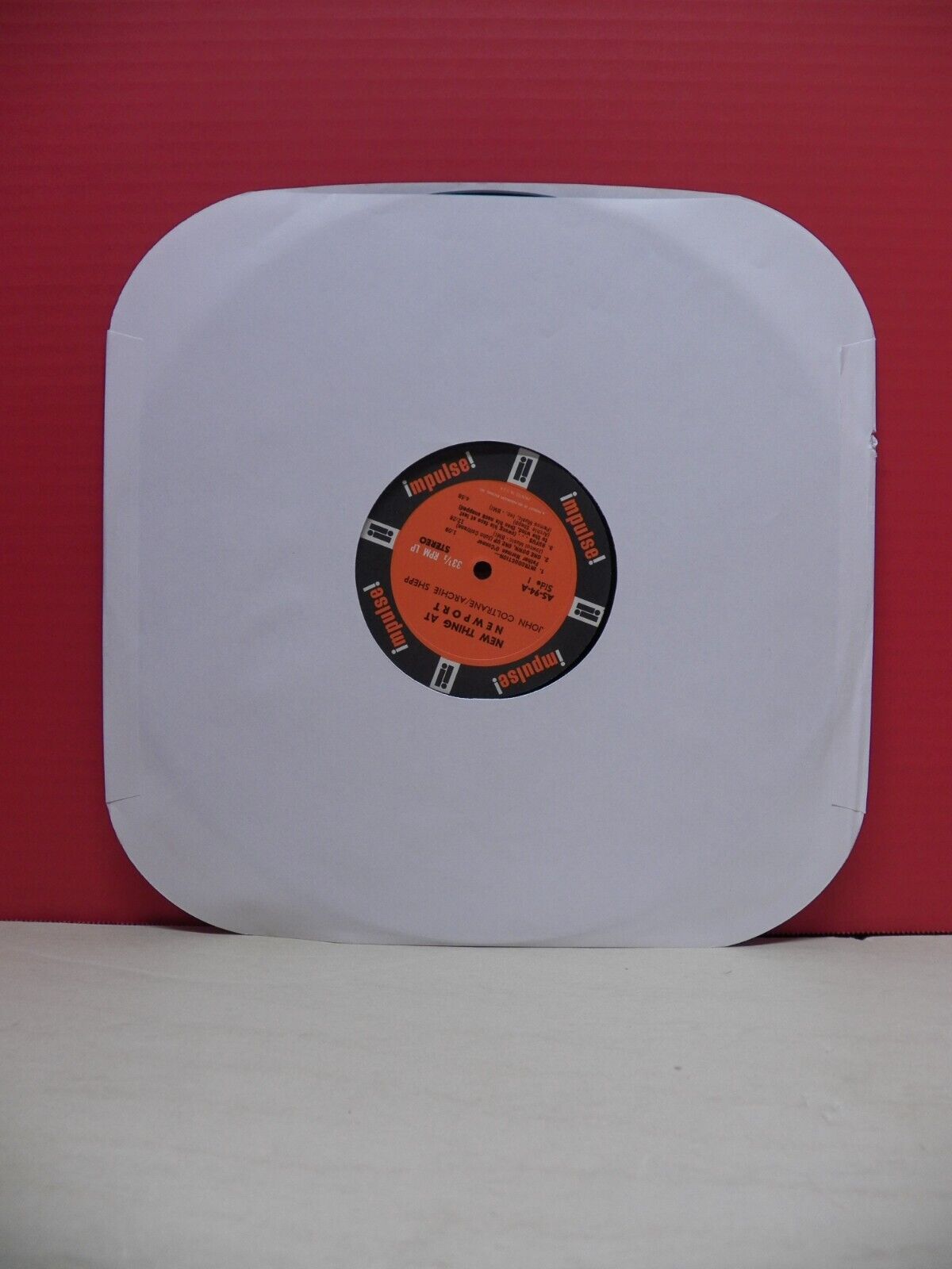 12" LP VG+ John Coltrane/Archie Shepp New Thing At Newport 1967 Impulse! Reissue 12" LP VG+ John Coltrane/Archie Shepp New Thing At Newport 1967 Impulse! Reissue