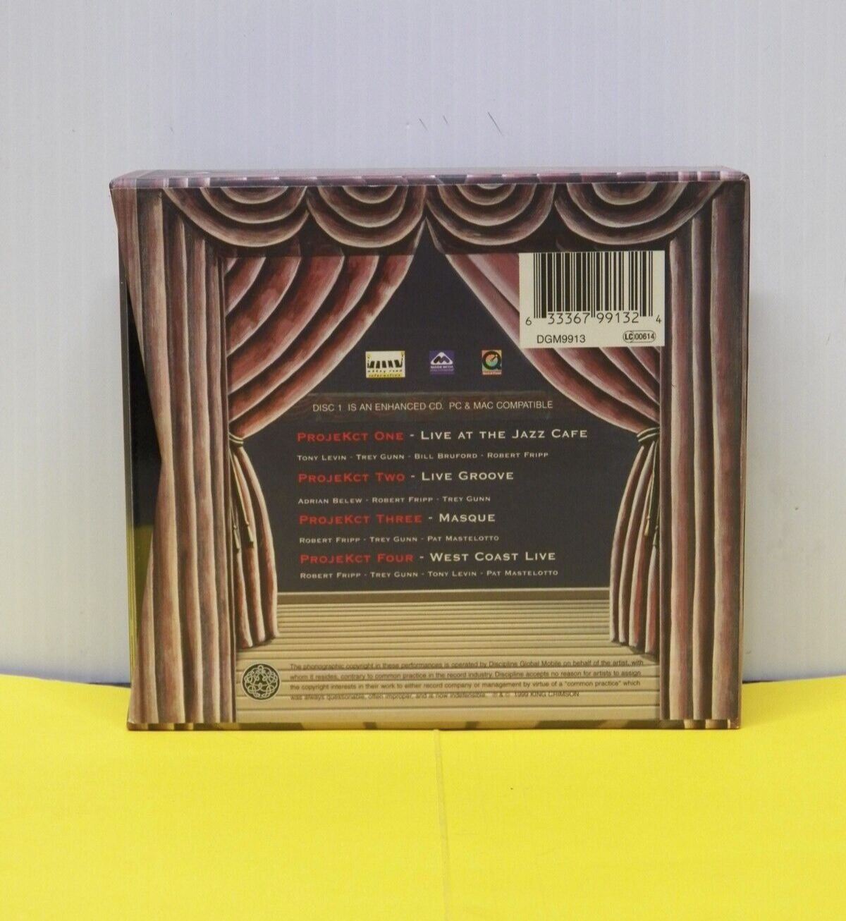 4xCD Box Set King Crimson The ProjeKcts 1999 Discipline Global Mobile Enhanced 4xCD Box Set King Crimson The ProjeKcts 1999 Discipline Global Mobile Enhanced