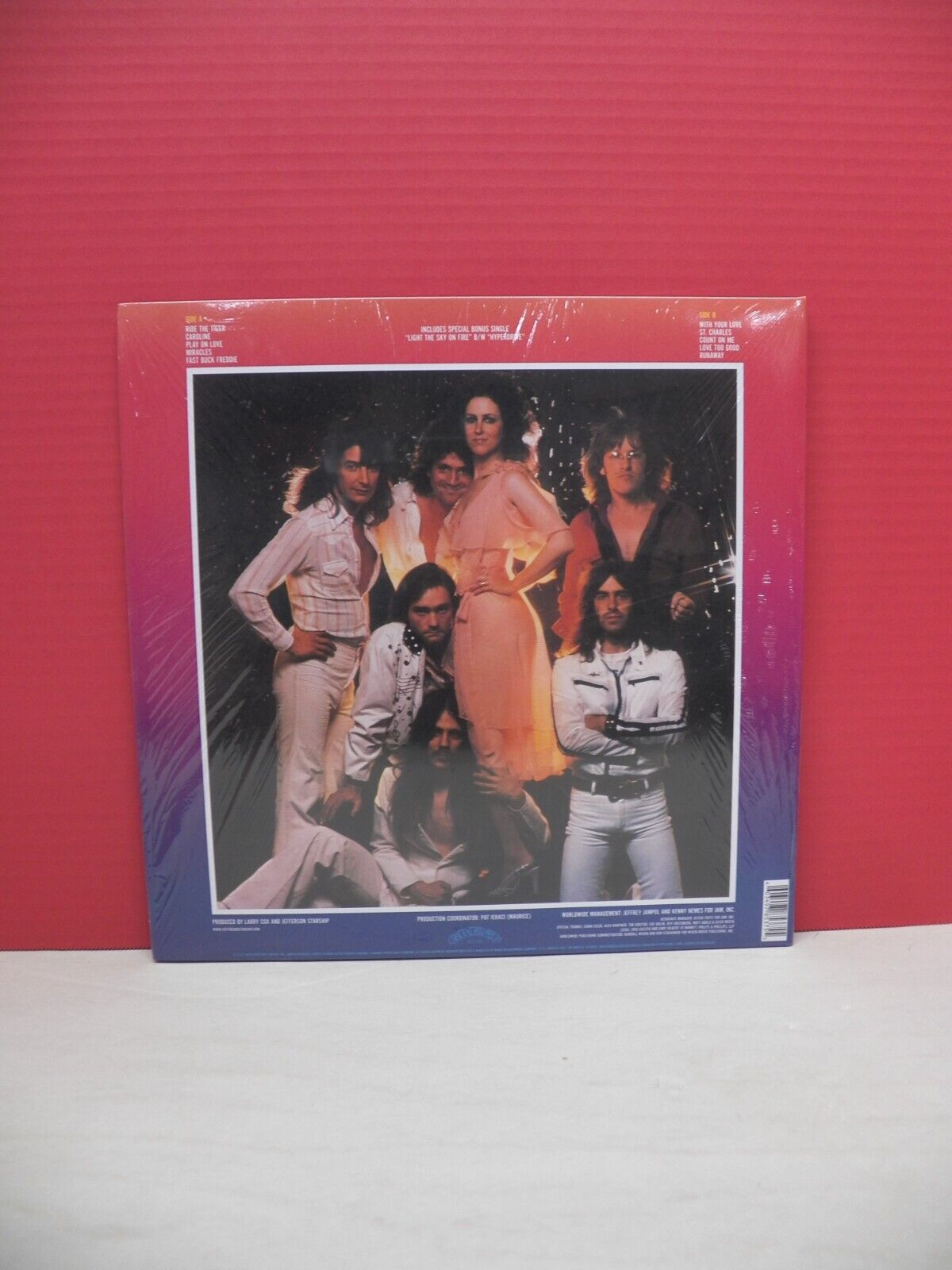 12" LP Jefferson Starship Gold 2019 Reissue RSD Ltd Ed Gold Vinyl Bonus 7" 12" LP Jefferson Starship Gold 2019 Reissue RSD Ltd Ed Gold Vinyl Bonus 7"