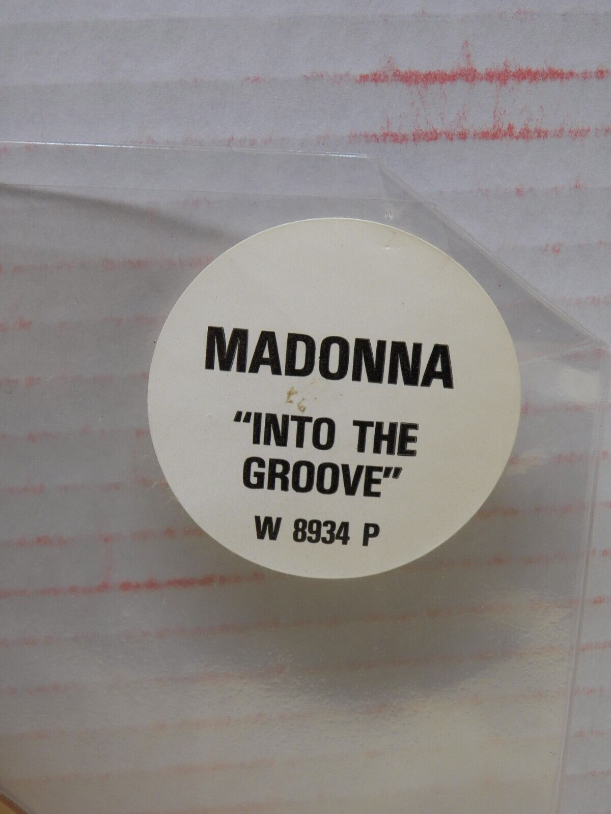 7" Shaped Pic. Disc Single VG++/EX Madonna Into The Groove 1985 Sire UK Import 7" Shaped Pic. Disc Single VG++/EX Madonna Into The Groove 1985 Sire UK Import