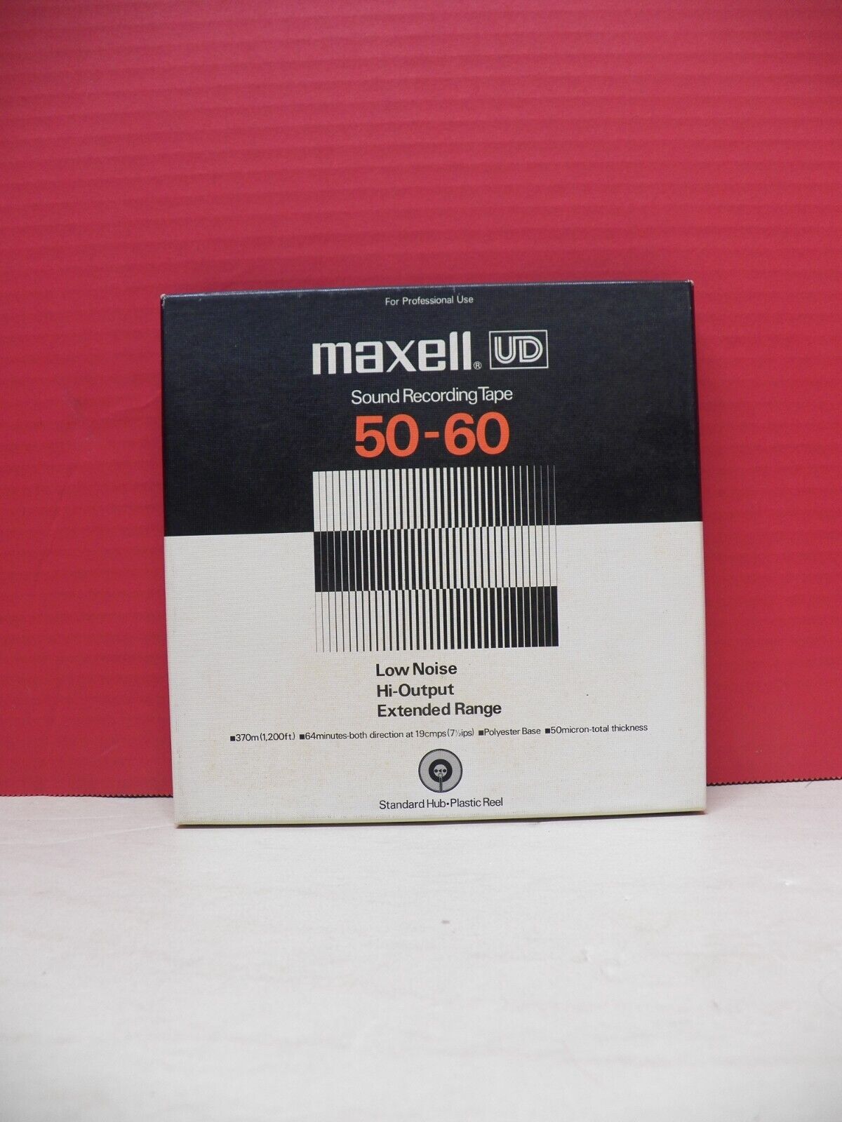 Used Maxell UD Professional Use Sound Recording Tape 50-60 Used Maxell UD Professional Use Sound Recording Tape 50-60