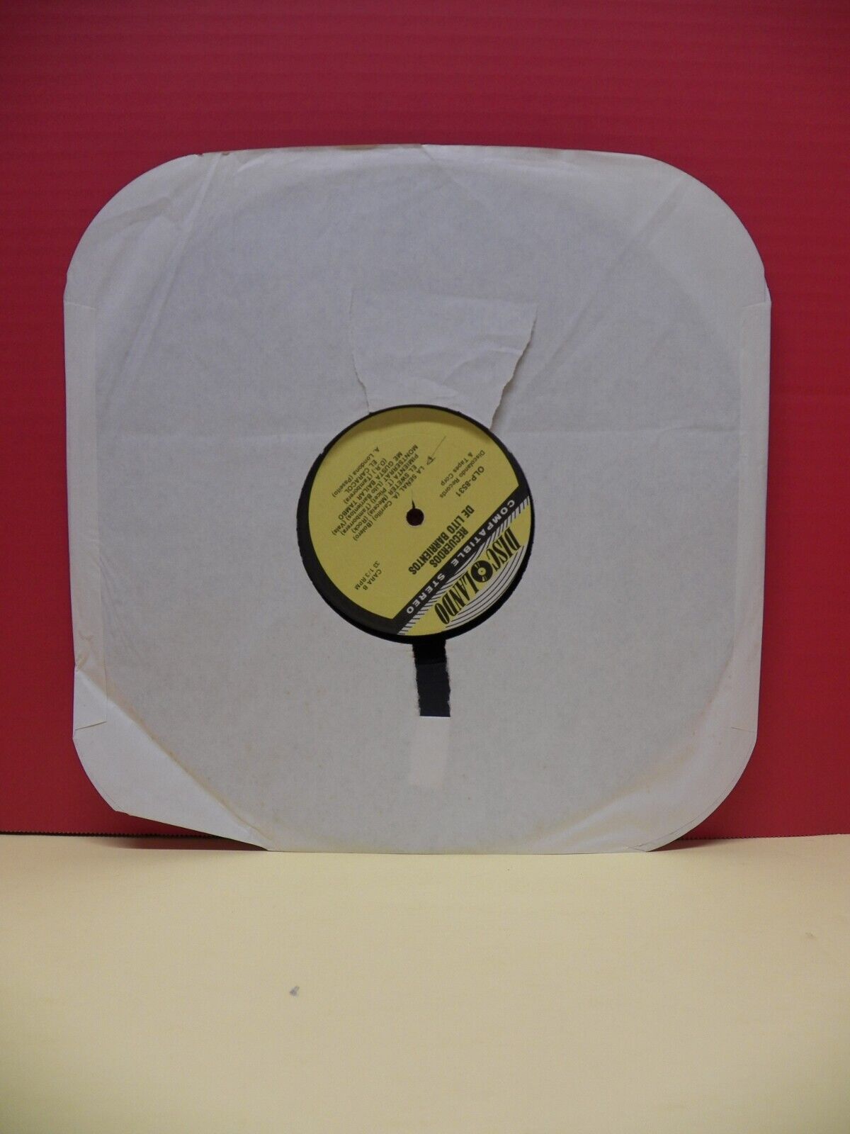 12" LP VG++/EX Lito Barrientos Recuerdos... Discolando Stereo OLP-8531 12" LP VG++/EX Lito Barrientos Recuerdos... Discolando Stereo OLP-8531