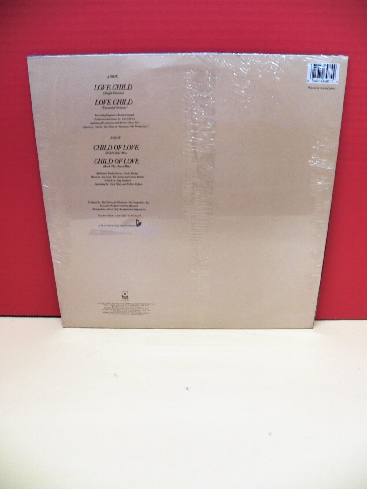 Sealed 12" Single Sweet Sensation Love Child 1990 ATCO Records 0-96487 Sealed 12" Single Sweet Sensation Love Child 1990 ATCO Records 0-96487