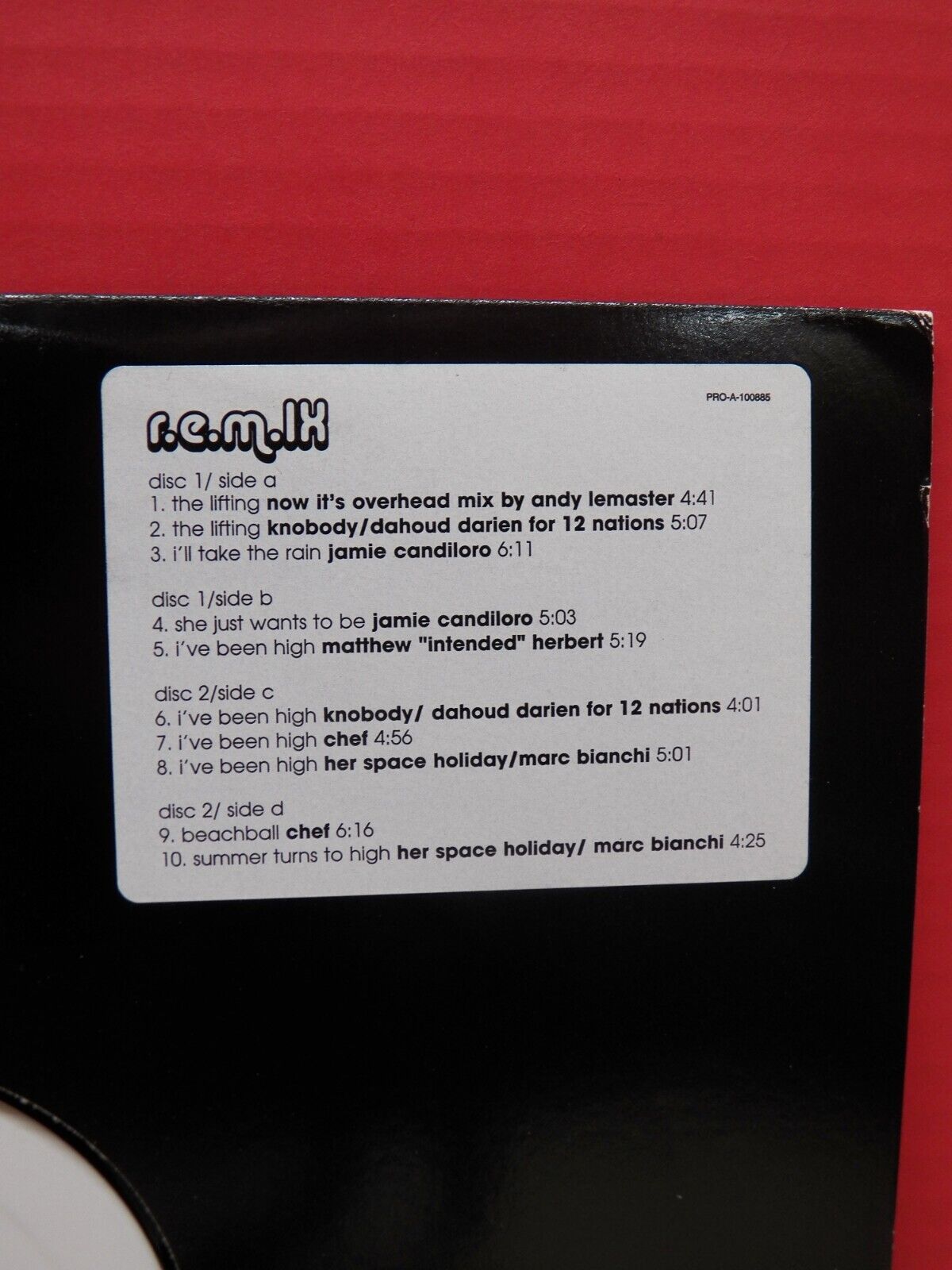 12" 2xLP NM R.E.M. R.E.M.IX 2002 Warner Bros. Promo PRO-A-100885 12" 2xLP NM R.E.M. R.E.M.IX 2002 Warner Bros. Promo PRO-A-100885