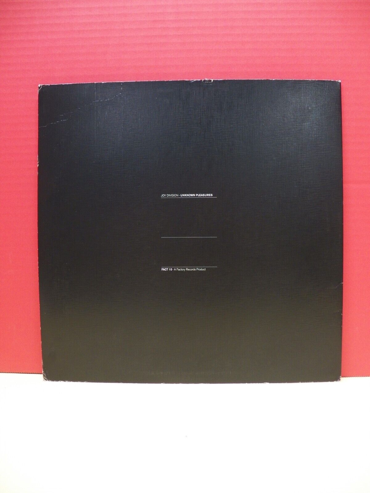 12" LP EX Joy Division Unknown Pleasures 2007 Factory Reissue Remastered 180G 12" LP EX Joy Division Unknown Pleasures 2007 Factory Reissue Remastered 180G