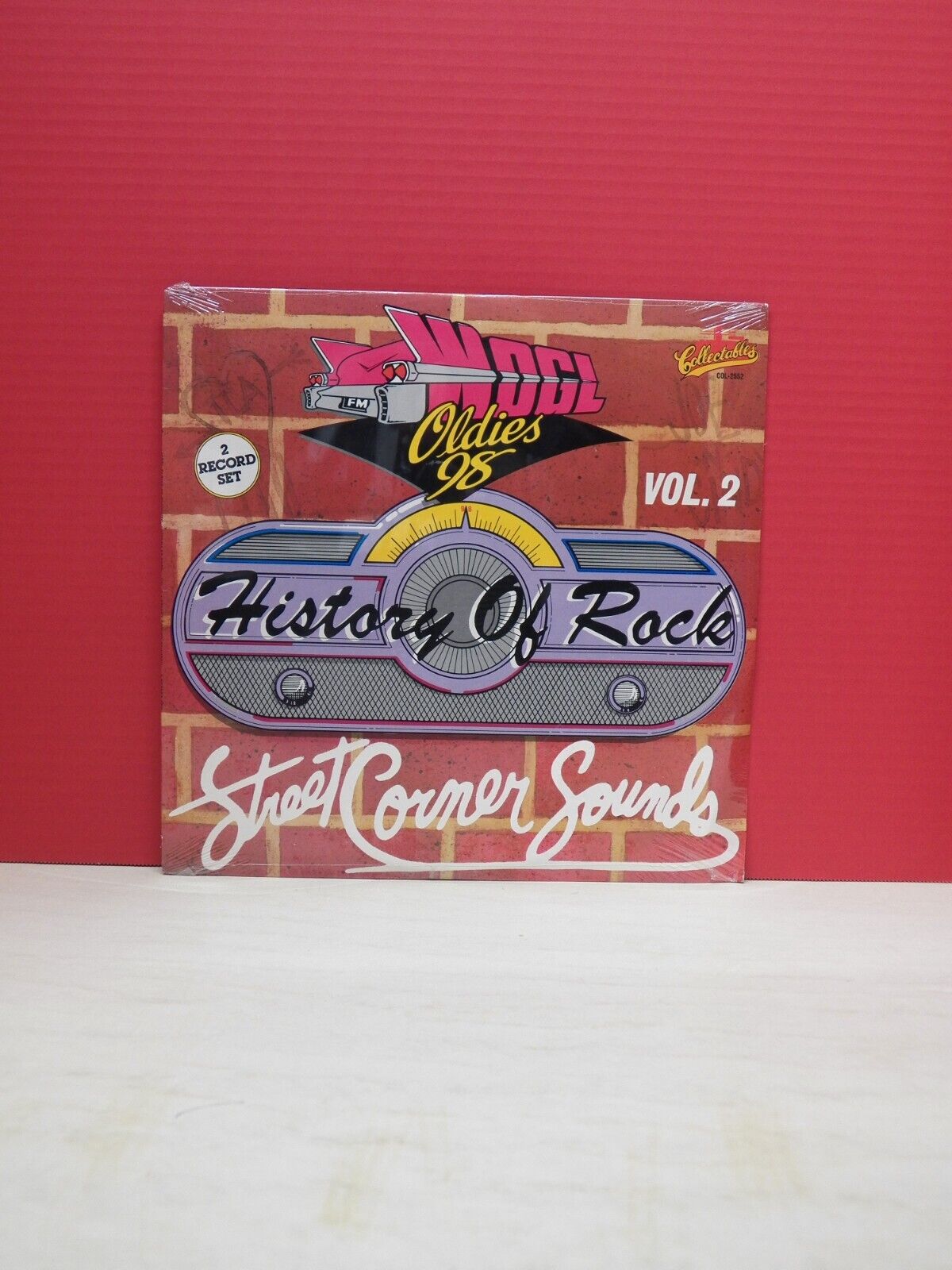 Sealed 12" 2xLP WOGL Oldies 98 History of Rock Vol. 2 1989 Collectables COL-2552 Sealed 12" 2xLP WOGL Oldies 98 History of Rock Vol. 2 1989 Collectables COL-2552