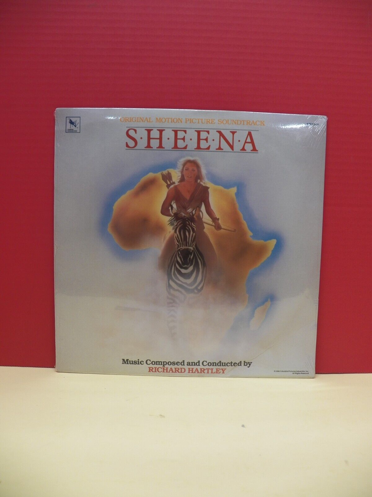 Sealed 12" LP Richard Hartley Sheena (OST) 1984 Varese Sarabande STV 81225 Sealed 12" LP Richard Hartley Sheena (OST) 1984 Varese Sarabande STV 81225