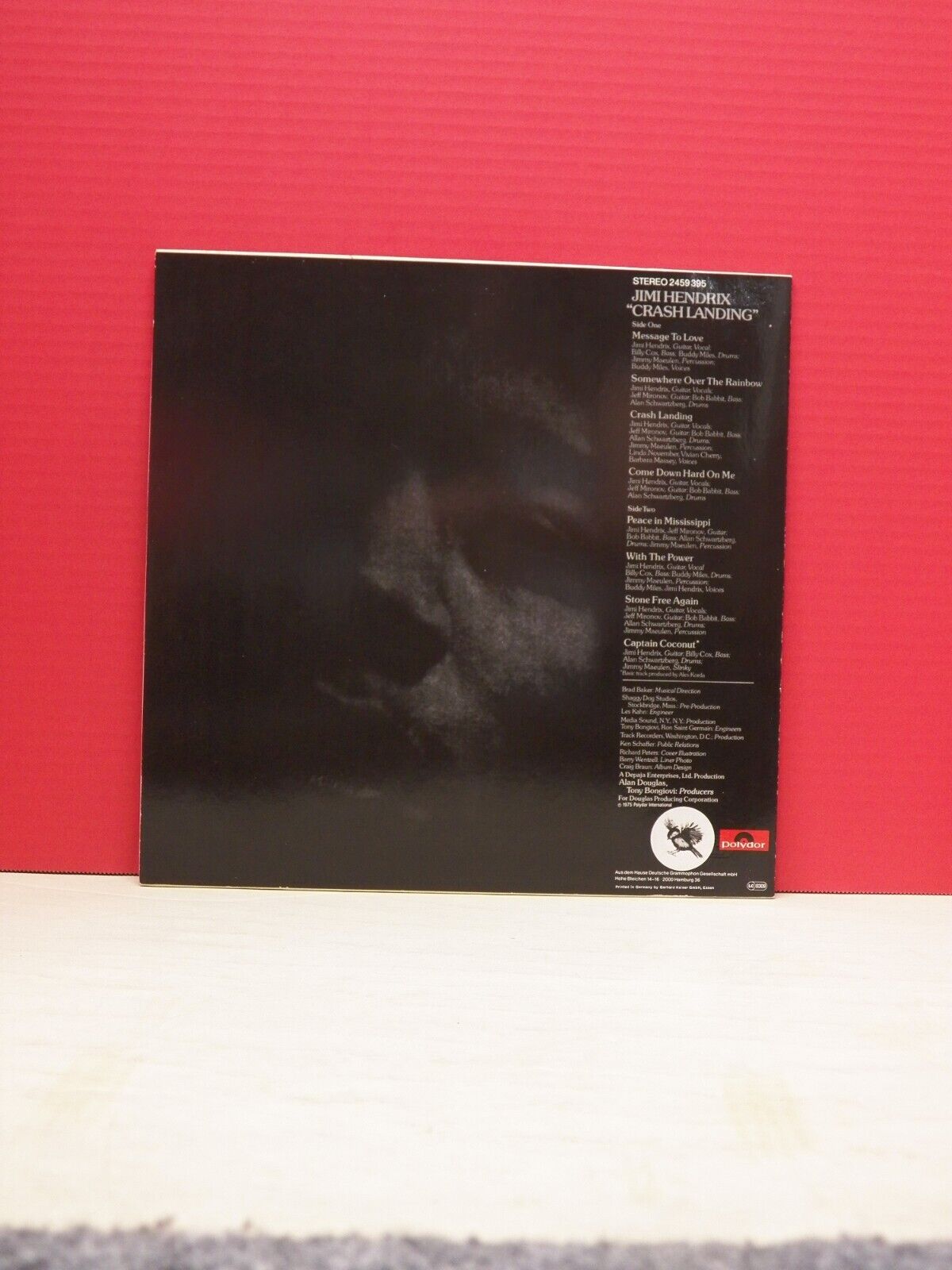 12" LP NM Jimi Hendrix Crash Landing 1980 Polydor Germany Import Reissue 12" LP NM Jimi Hendrix Crash Landing 1980 Polydor Germany Import Reissue
