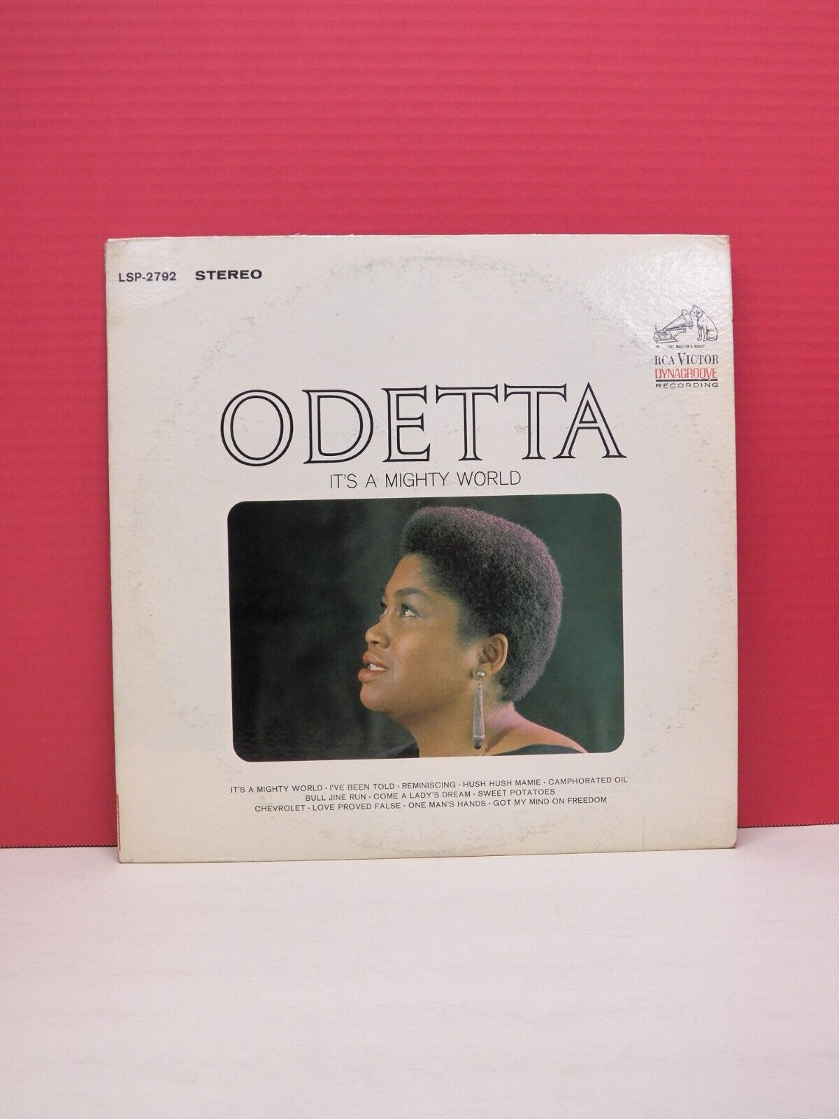 12" LP NM Odetta It's A Mighty World 1964 RCA Victor Stereo LSP-2792 12" LP NM Odetta It's A Mighty World 1964 RCA Victor Stereo LSP-2792