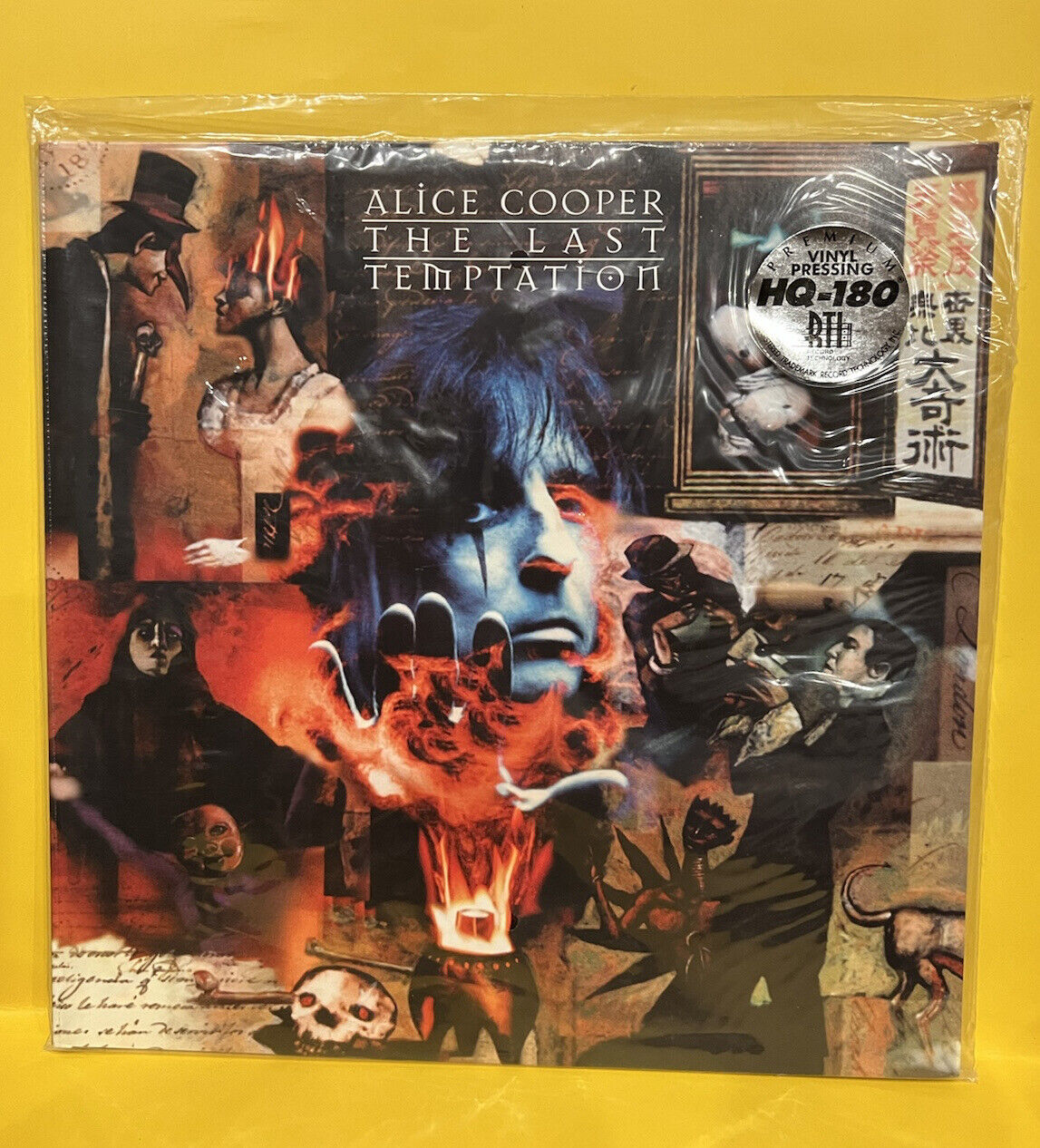 Rare Sealed Vinyl Record LP Alice Cooper The Last Temptation Blue Vinyl 180 Gram Rare Sealed Vinyl Record LP Alice Cooper The Last Temptation Blue Vinyl 180 Gram