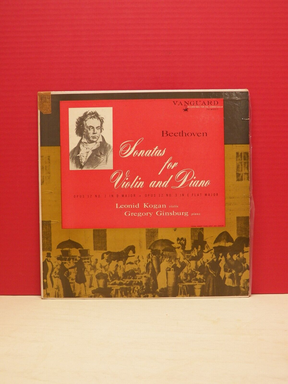 12" LP EX Kogan/Ginsburg Beethoven: Sonatas For Violin & Piano Vanguard VRS-6029 12" LP EX Kogan/Ginsburg Beethoven: Sonatas For Violin & Piano Vanguard VRS-6029