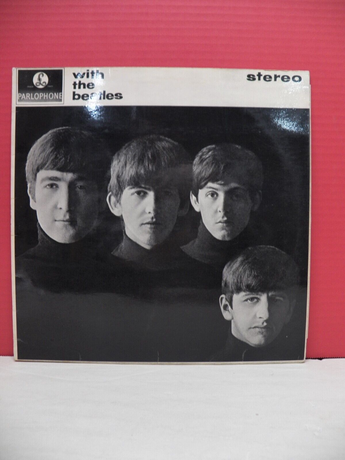 12" LP VG+ The Beatles With The Beatles 1976 Parlophone Stereo Reissue UK Import 12" LP VG+ The Beatles With The Beatles 1976 Parlophone Stereo Reissue UK Import