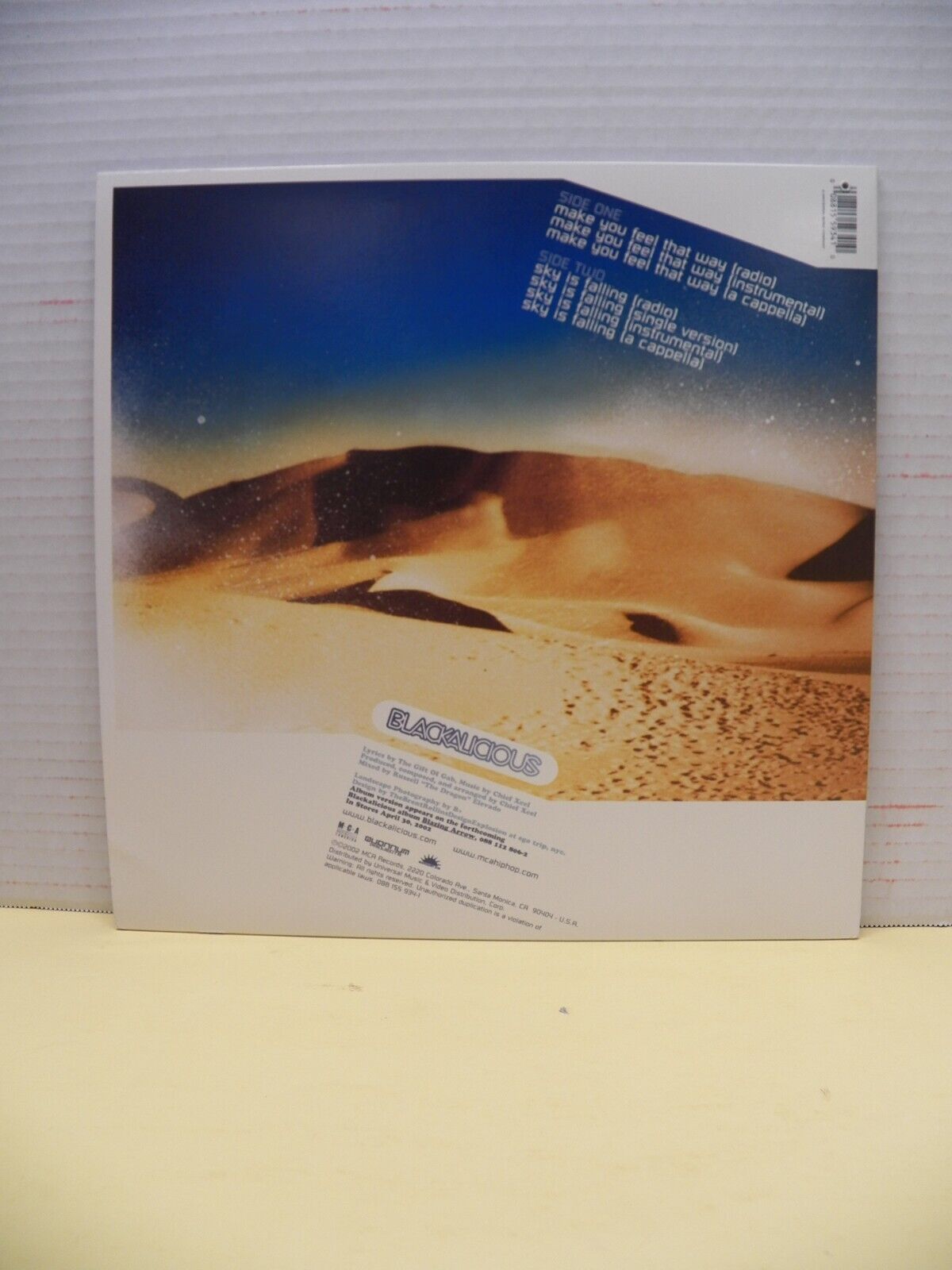 12" Single VG++/EX Blackalicious Make You Feel That Way 2002 MCA Records 12" Single VG++/EX Blackalicious Make You Feel That Way 2002 MCA Records