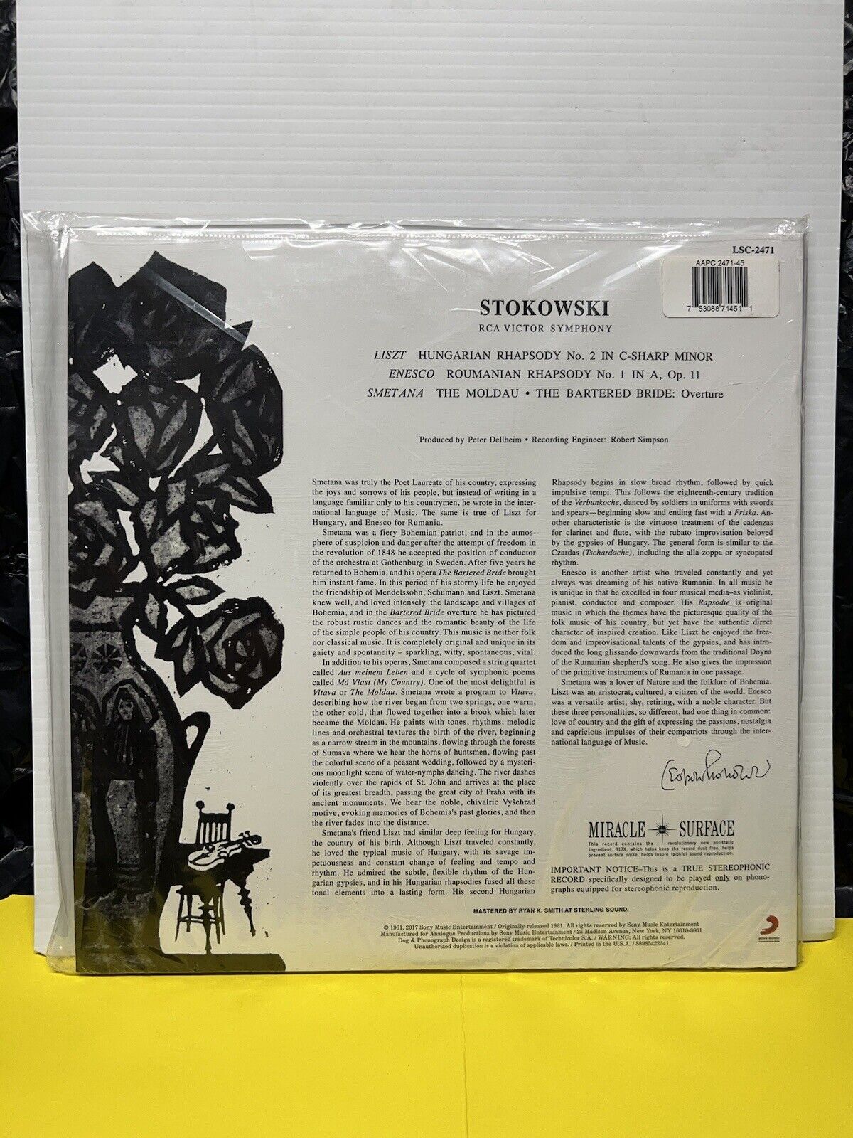 12" 2xLP Strokowski Rhapsodies 2017 Analogue Productions Reissue 45RPM Remaster 12" 2xLP Strokowski Rhapsodies 2017 Analogue Productions Reissue 45RPM Remaster