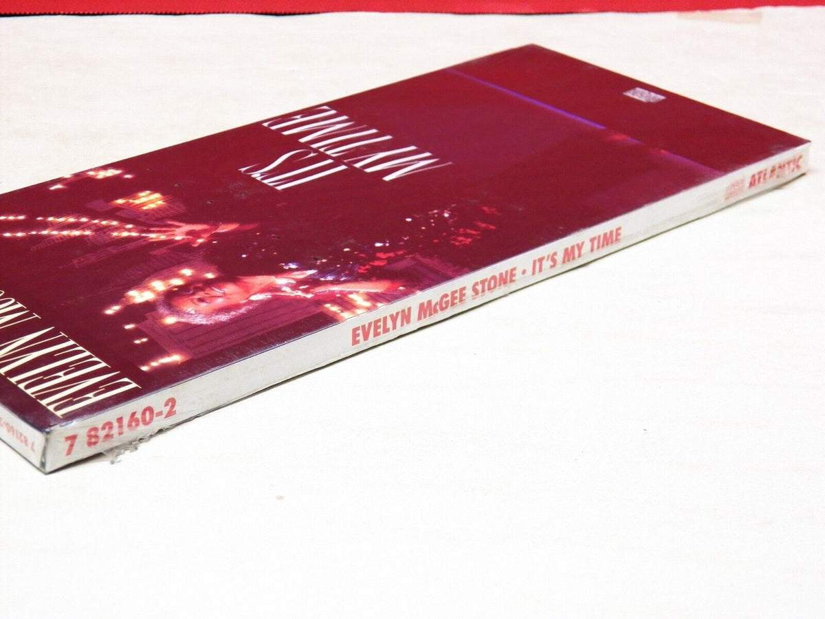 Sealed CD Longbox Evelyn McGee Stone It's My Time 1990 Atlantic 7 82160-2 Sealed CD Longbox Evelyn McGee Stone It's My Time 1990 Atlantic 7 82160-2