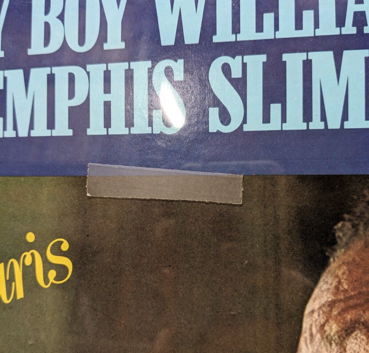 12" LP Sonny Boy Williamson & Memphis Slim In Paris 1973 GNP Crescendo Reissue 12" LP Sonny Boy Williamson & Memphis Slim In Paris 1973 GNP Crescendo Reissue