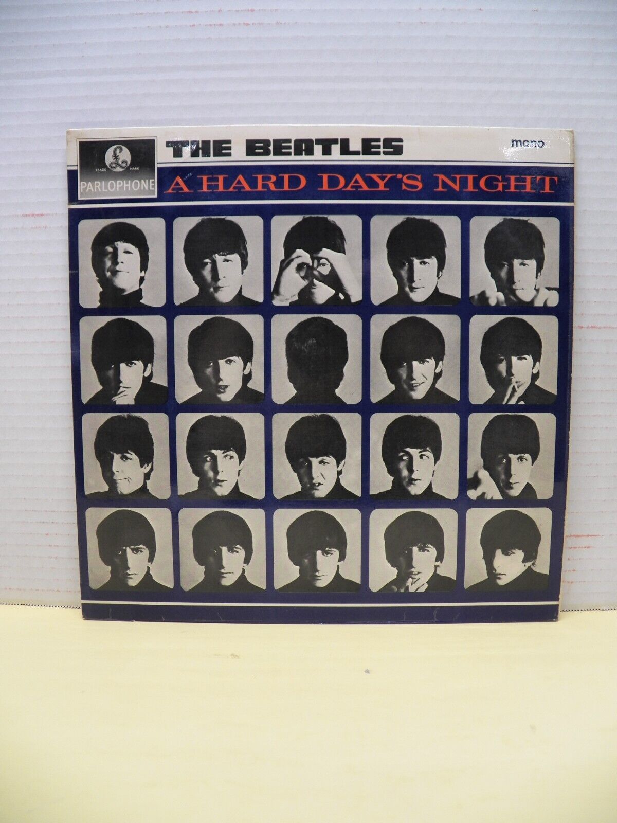 12" LP VG++/EX The Beatles A Hard Day's Night 1966 UK Import Mono Reissue 12" LP VG++/EX The Beatles A Hard Day's Night 1966 UK Import Mono Reissue