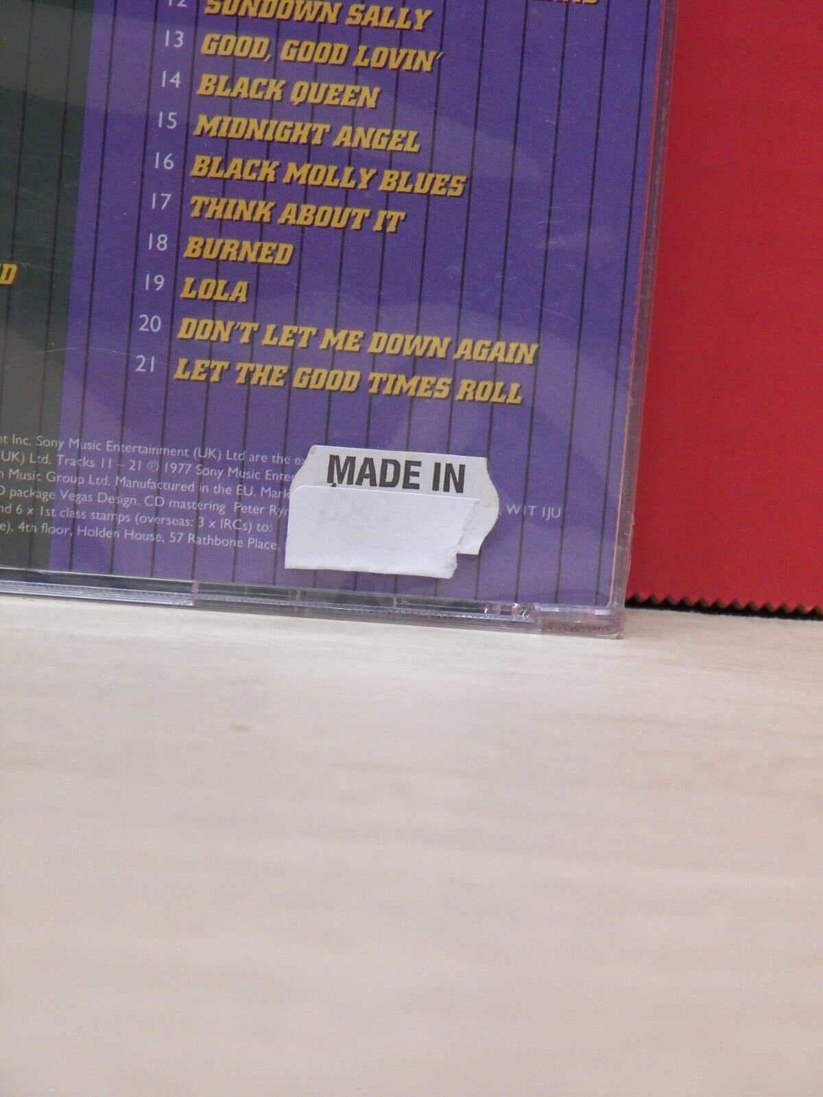 Sealed CD Rusty Wier Black Hat Saloon/Stacked Deck 2002 Westside Import WESA 919 Sealed CD Rusty Wier Black Hat Saloon/Stacked Deck 2002 Westside Import WESA 919