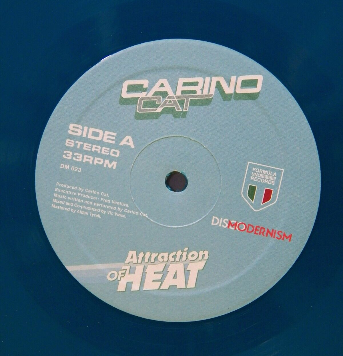 12" LP M- Carino Cat Attraction Of Heat 2019 Disco Modernism Import Ltd Ed Blue 12" LP M- Carino Cat Attraction Of Heat 2019 Disco Modernism Import Ltd Ed Blue