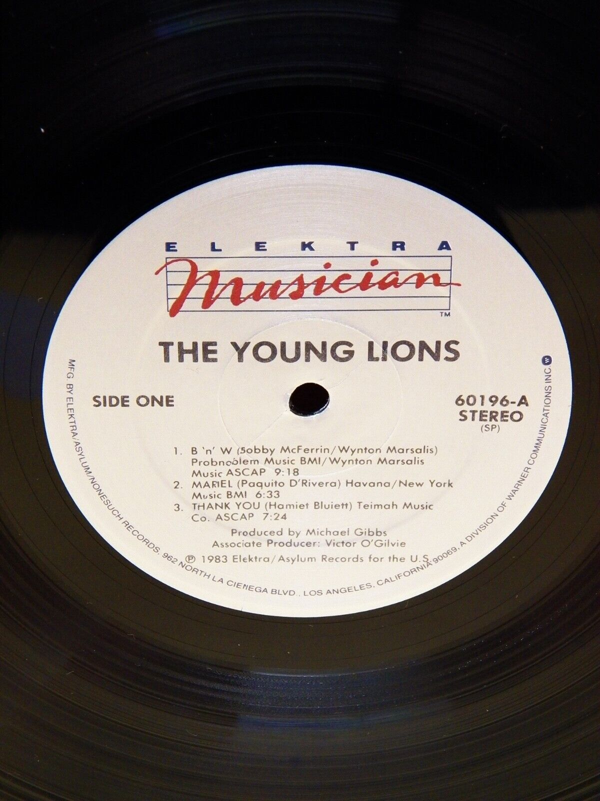 12" 2xLP EX The Young Lions - A Concert Of New Music... 1983 Elektra Musician 12" 2xLP EX The Young Lions - A Concert Of New Music... 1983 Elektra Musician