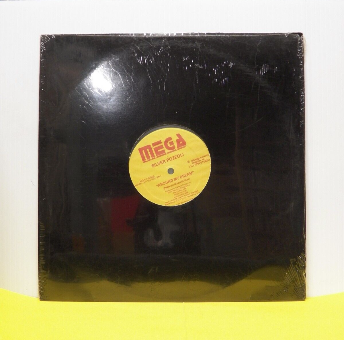Sealed 12" Single Silver Pozzoli Around My Dream 1985 Mega Records MGA-1-2285 Sealed 12" Single Silver Pozzoli Around My Dream 1985 Mega Records MGA-1-2285