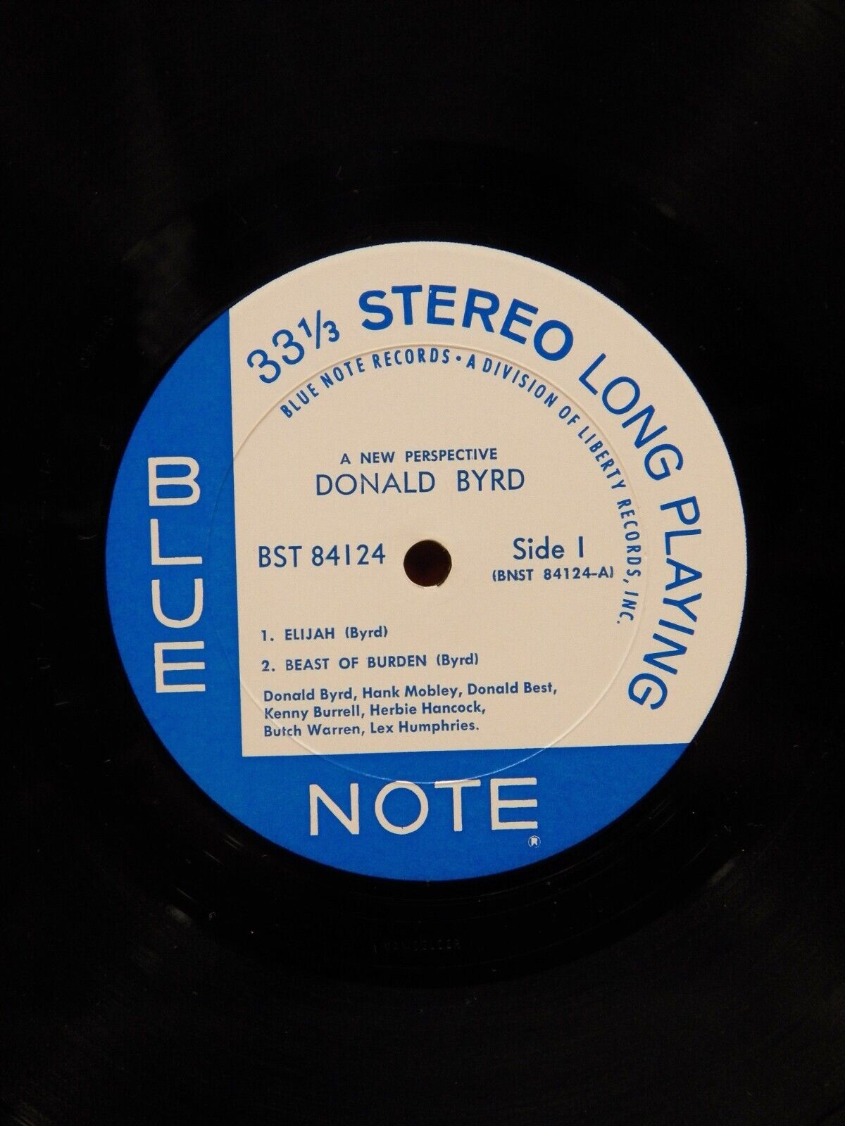 12" LP EX Donald Byrd A New Perspective 1966 Blue Note Reissue 84124 12" LP EX Donald Byrd A New Perspective 1966 Blue Note Reissue 84124