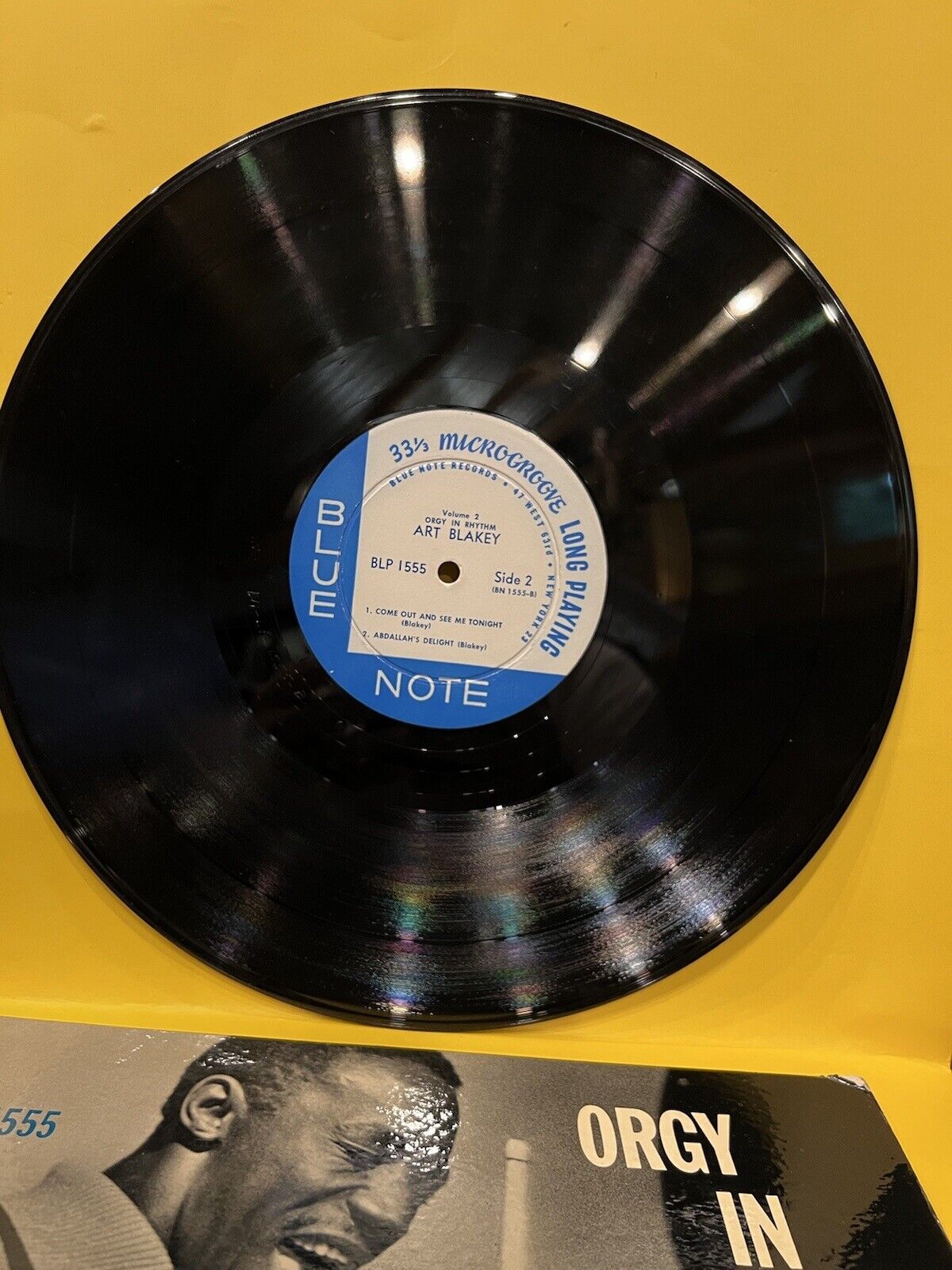 VG ++ Rare Vinyl Record LP Art Blakey Orgy in Rhythm BLP 1555 Orig. Mono 1957 VG ++ Rare Vinyl Record LP Art Blakey Orgy in Rhythm BLP 1555 Orig. Mono 1957