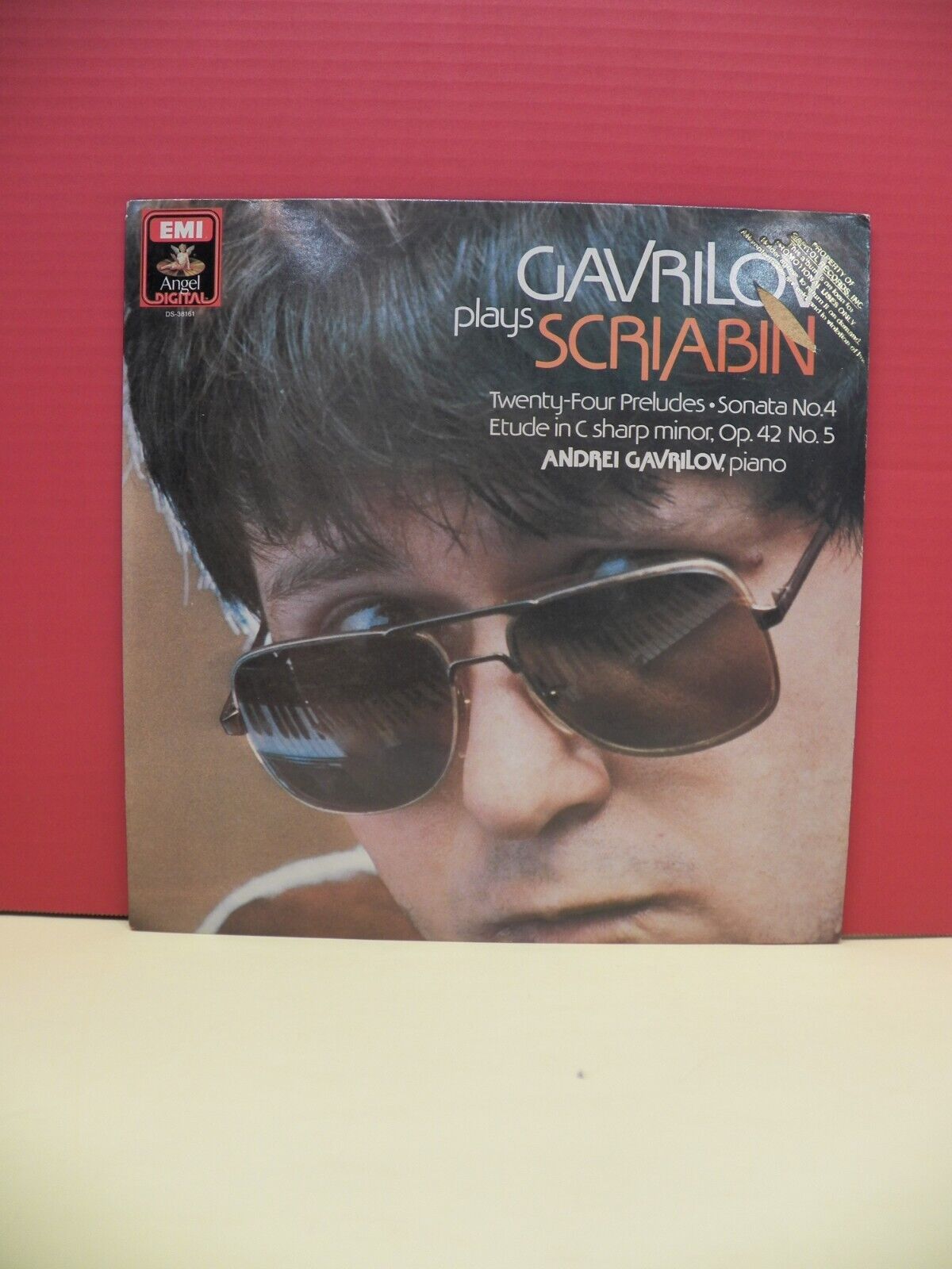 12" LP NM- Andrei Gavrilov Gavrilov Plays Scriabin Angel Records Promo DS-38161 12" LP NM- Andrei Gavrilov Gavrilov Plays Scriabin Angel Records Promo DS-38161