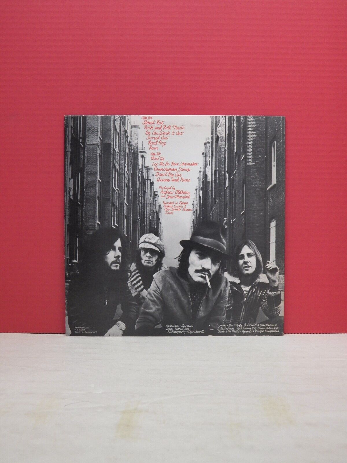 12" LP VG++/EX Humble Pie Street Rats 1975 A&M Records SP 4514 12" LP VG++/EX Humble Pie Street Rats 1975 A&M Records SP 4514