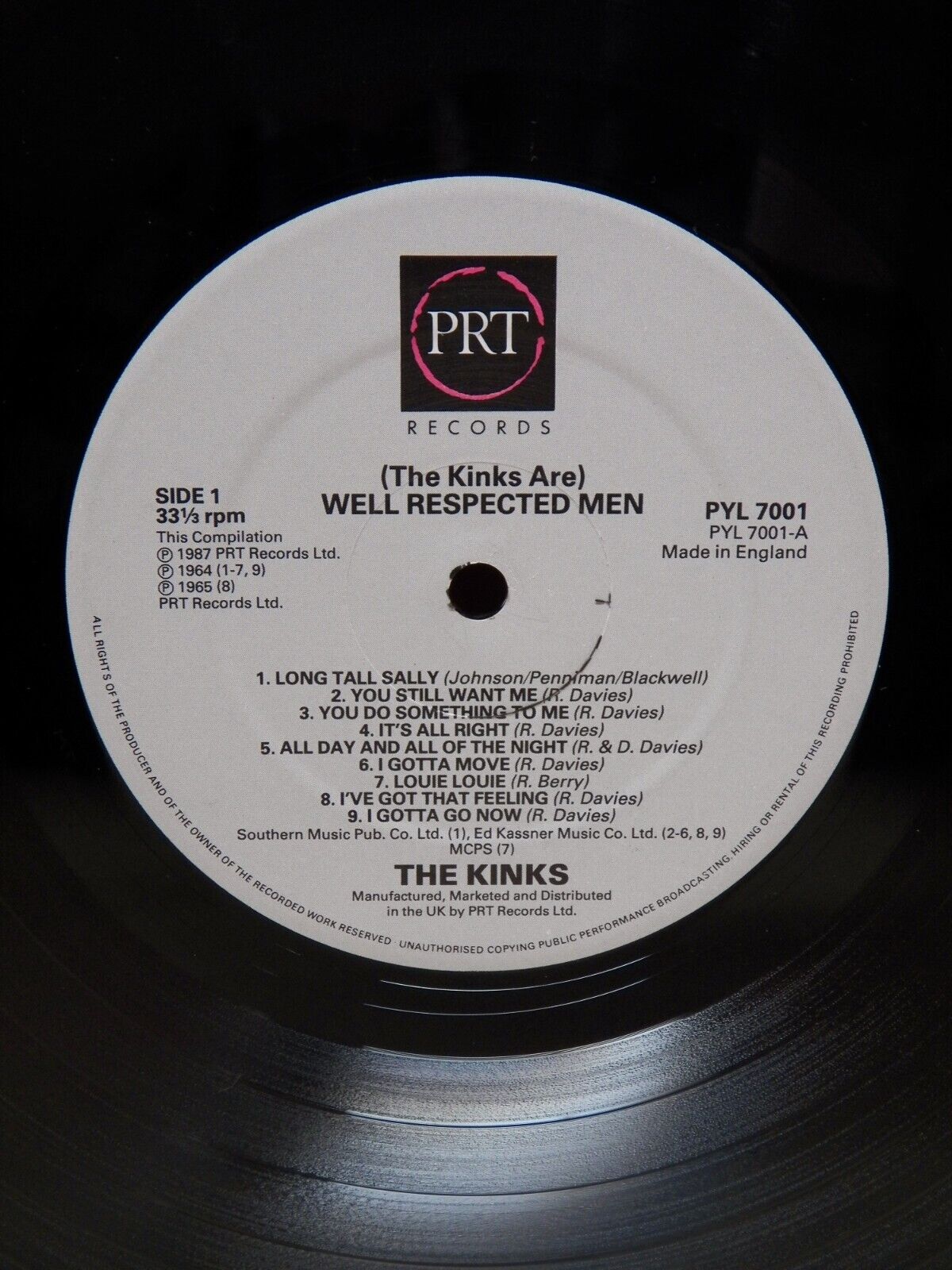 12" 2xLP VG++/EX The Kinks Are Well Respected Men 1987 PRT Records UK Import 12" 2xLP VG++/EX The Kinks Are Well Respected Men 1987 PRT Records UK Import
