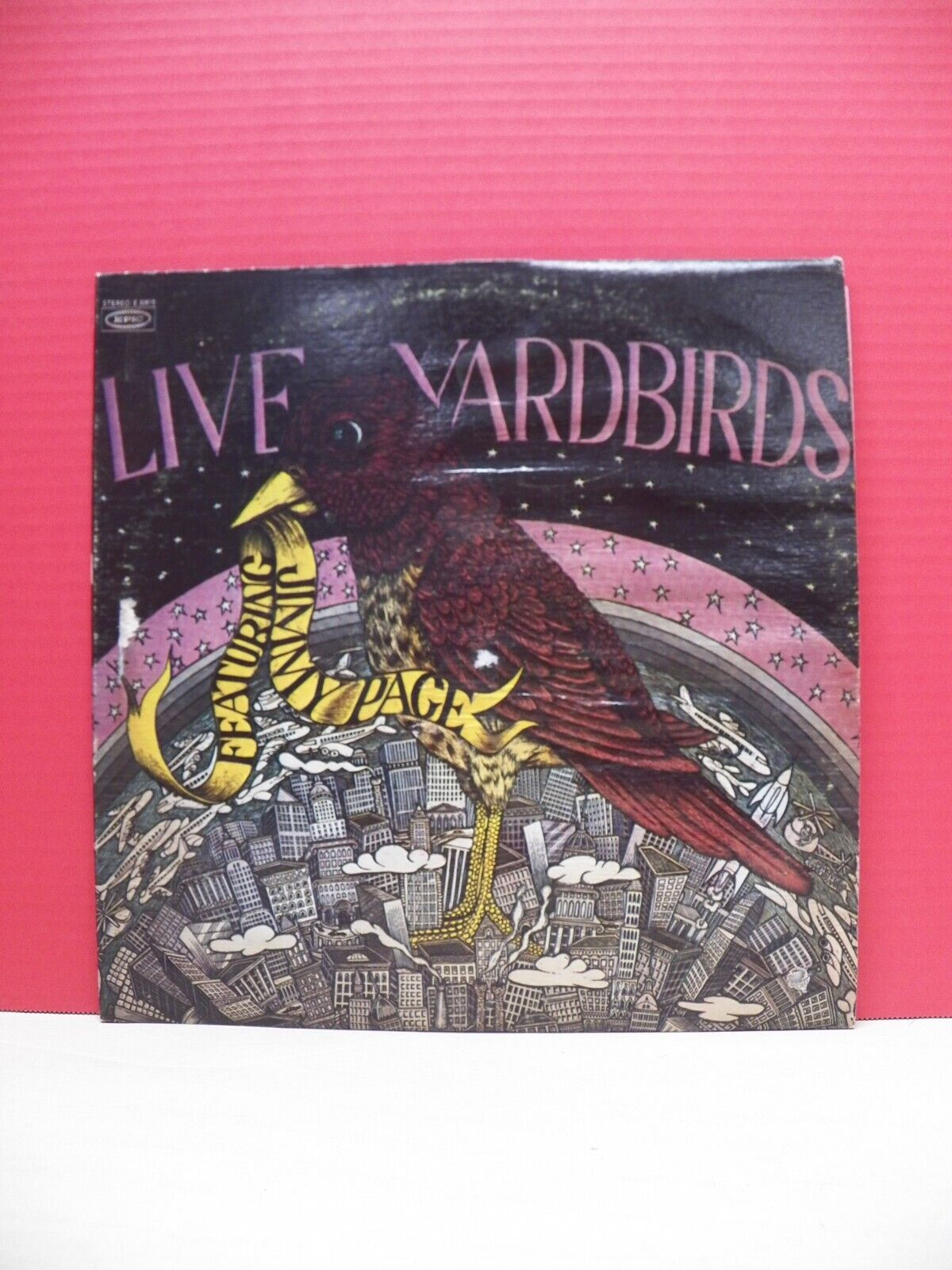 12" LP EX The Yardbirds Live Yardbirds Featuring Jimmy Page 1971 Epic E 30615 12" LP EX The Yardbirds Live Yardbirds Featuring Jimmy Page 1971 Epic E 30615