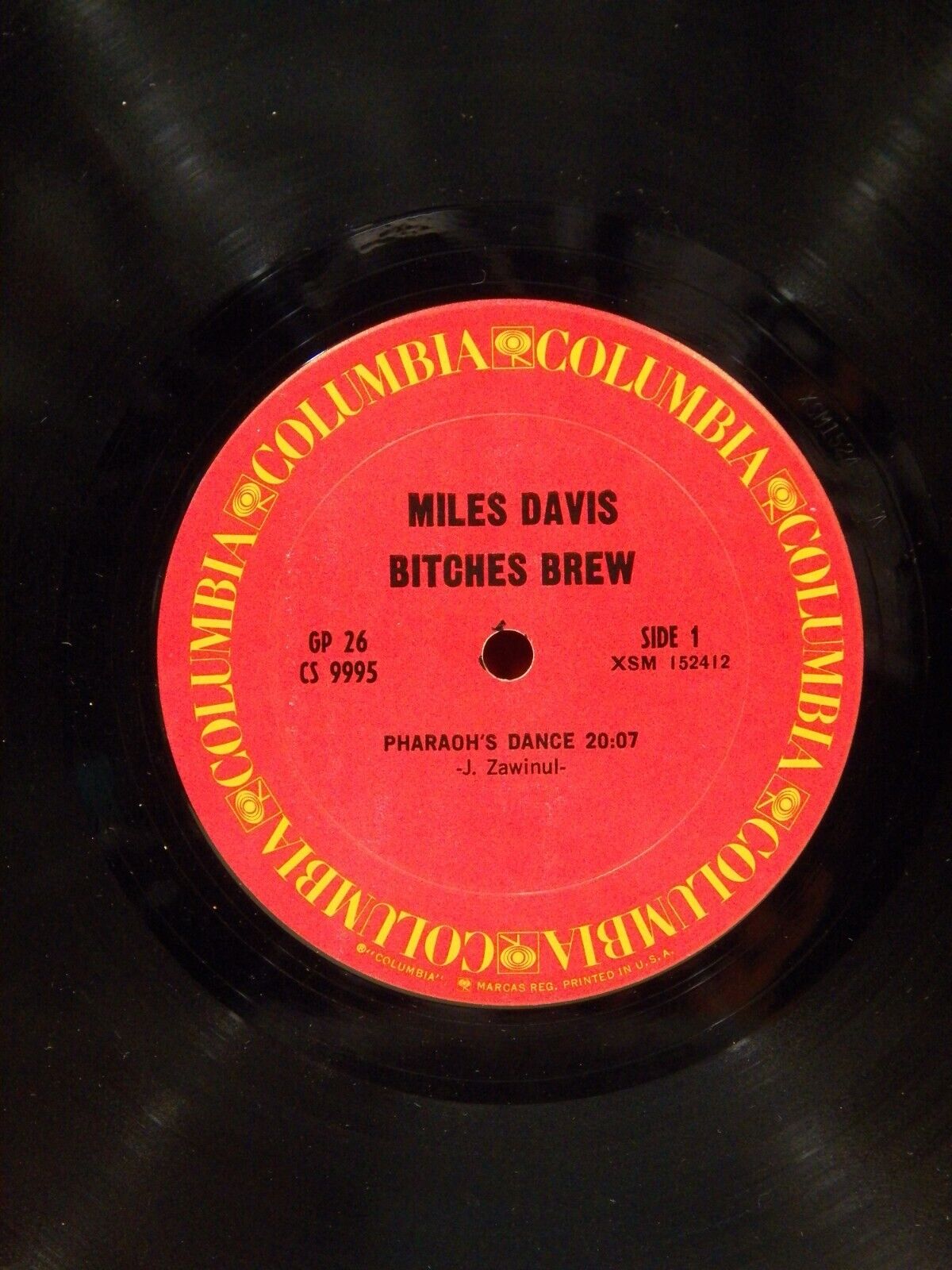 12" 2xLP VG++/EX Miles Davis Bitches Brew 1970 Columbia Reissue Stereo GP 26 12" 2xLP VG++/EX Miles Davis Bitches Brew 1970 Columbia Reissue Stereo GP 26