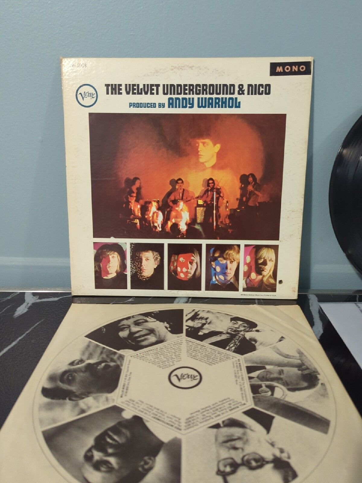Ex Rare Vinyl Record LP The Velvet Underground & Nico Mono Sticker V-5008 Ex Rare Vinyl Record LP The Velvet Underground & Nico Mono Sticker V-5008