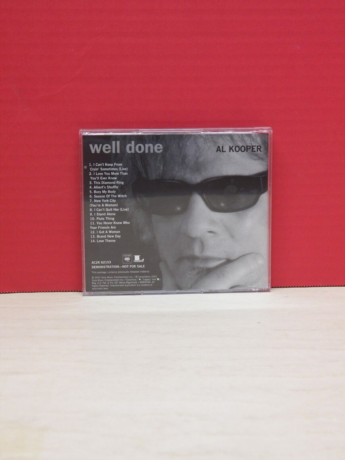 2xCD VG+ Al Kooper Rare + Well Done 2001 Columbia/Legacy Advance Copy 2xCD VG+ Al Kooper Rare + Well Done 2001 Columbia/Legacy Advance Copy