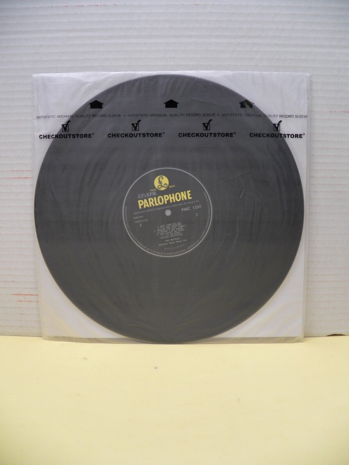 12" LP EX The Beatles A Hard Day's Night 1964 Mono UK Garrod & Lofthouse Cover 12" LP EX The Beatles A Hard Day's Night 1964 Mono UK Garrod & Lofthouse Cover