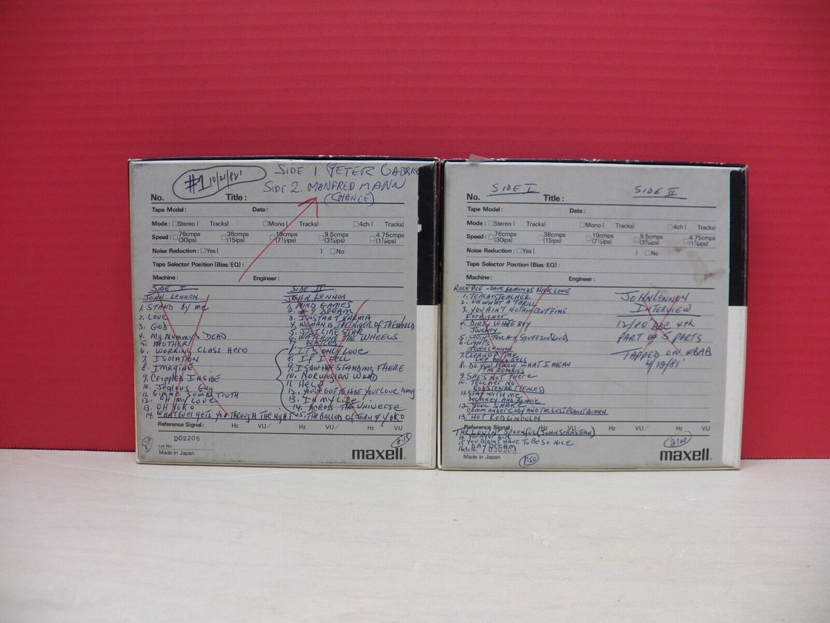 Used Set of 2 Maxell UD Professional Use Sound Recording Tapes 35-90 Used Set of 2 Maxell UD Professional Use Sound Recording Tapes 35-90