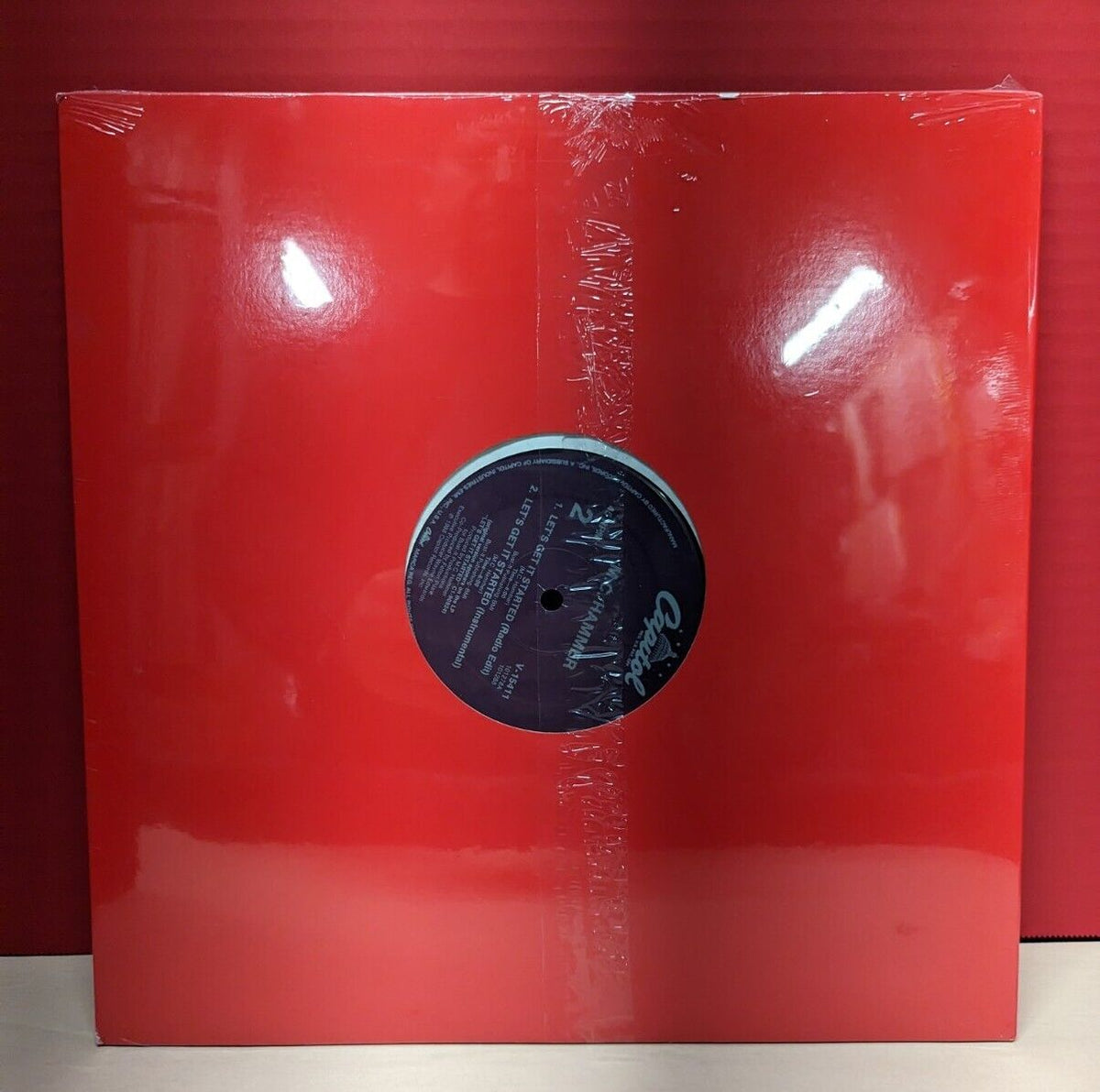 Sealed 12" Single M.C. Hammer Let's Get It Started 1988 Capitol V-15411 Sealed 12" Single M.C. Hammer Let's Get It Started 1988 Capitol V-15411