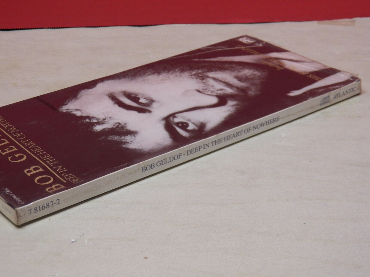Sealed CD Longbox Bob Geldof Deep In The Heart Of Nowhere 1986 Atlantic 81687-2 Sealed CD Longbox Bob Geldof Deep In The Heart Of Nowhere 1986 Atlantic 81687-2
