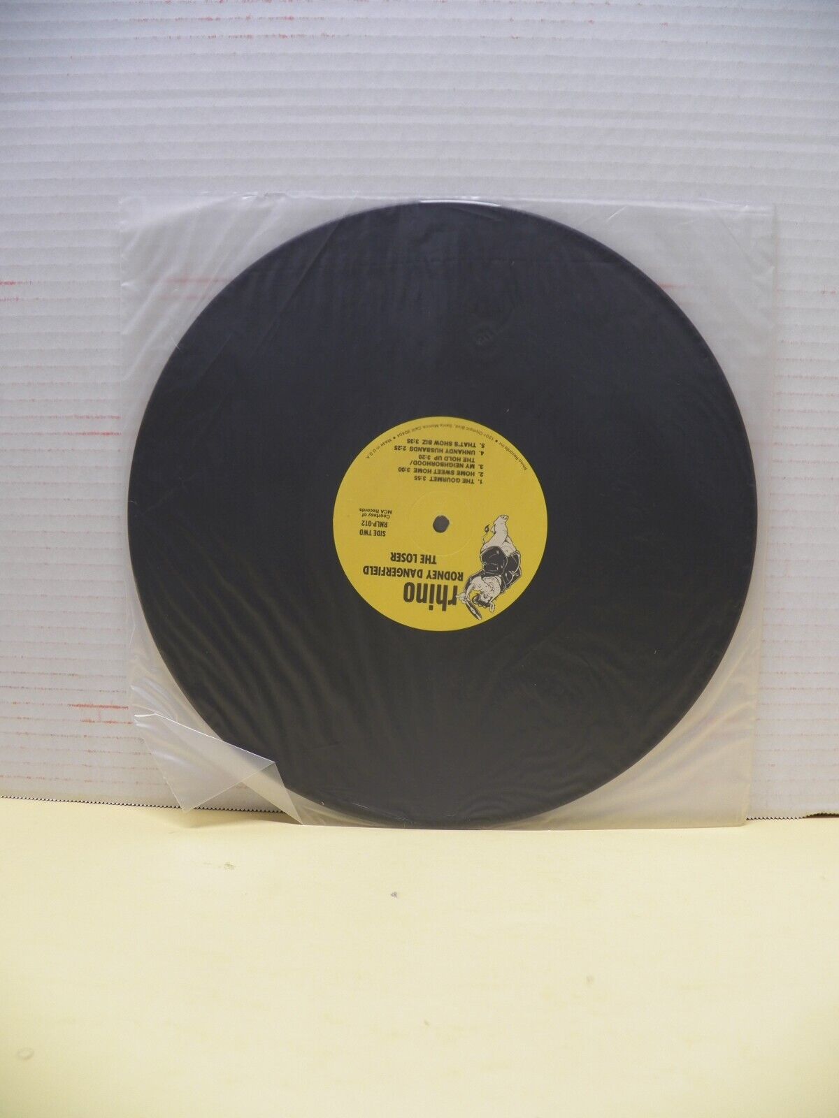 12" LP VG++/EX Rodney Dangerfield The Loser Rhino Records Reissue Promo RNLP 012 12" LP VG++/EX Rodney Dangerfield The Loser Rhino Records Reissue Promo RNLP 012