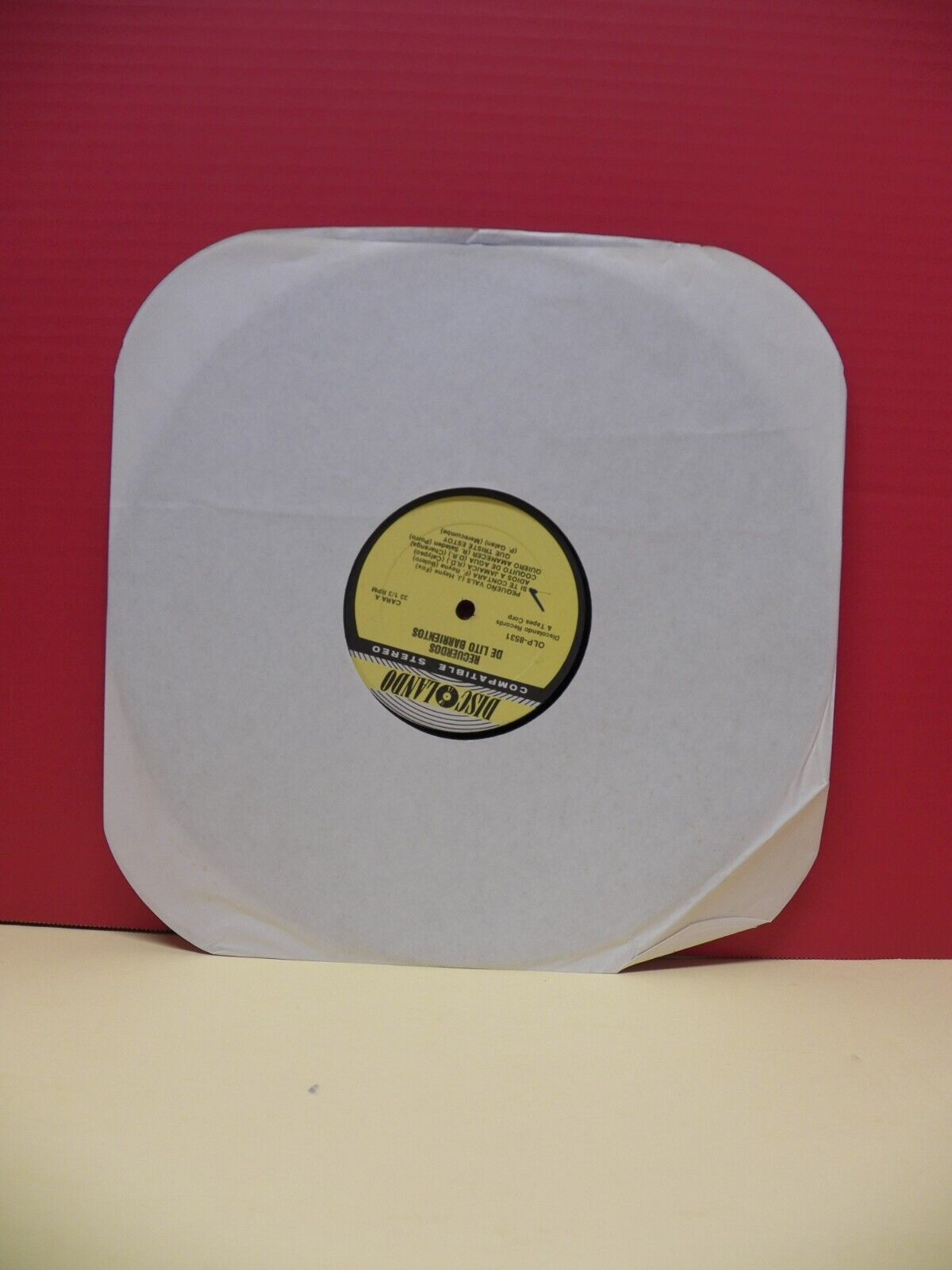 12" LP VG++/EX Lito Barrientos Recuerdos... Discolando Stereo OLP-8531 12" LP VG++/EX Lito Barrientos Recuerdos... Discolando Stereo OLP-8531