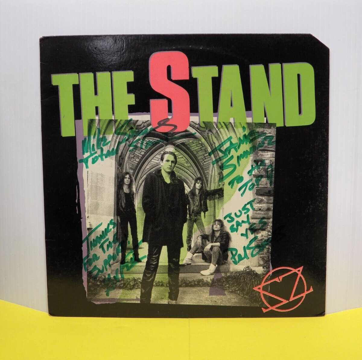 12" EP NM- The Stand The First Record 1988 Pak'er Records Autographed CR-33881 12" EP NM- The Stand The First Record 1988 Pak'er Records Autographed CR-33881